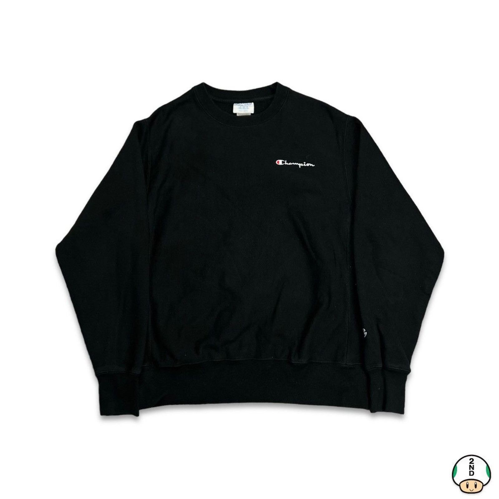 Champion × Vintage Champion Sweatshirt Reverse Weave Script Pullover Crewneck Size US M / EU 48-50 / 2 - 1 Thumbnail
