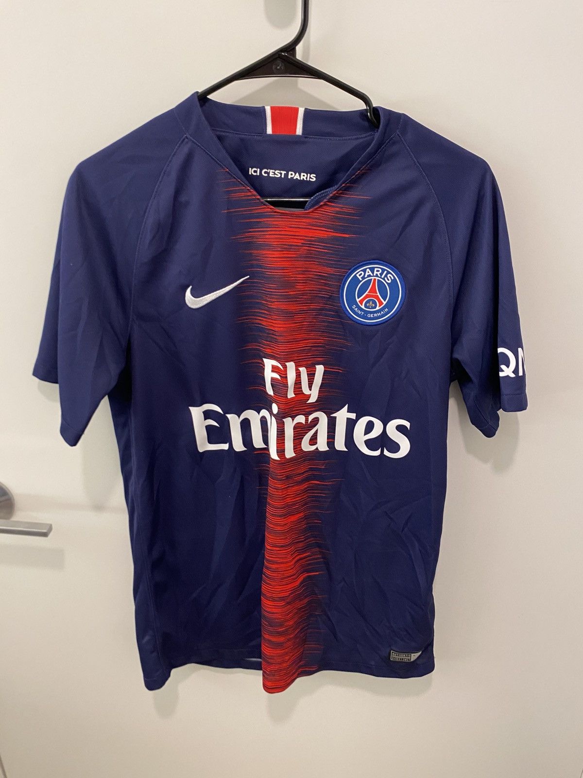 Nike Nike x Paris Saint Germain 2018 Jersey Size US S / EU 44-46 / 1 - 1 Thumbnail