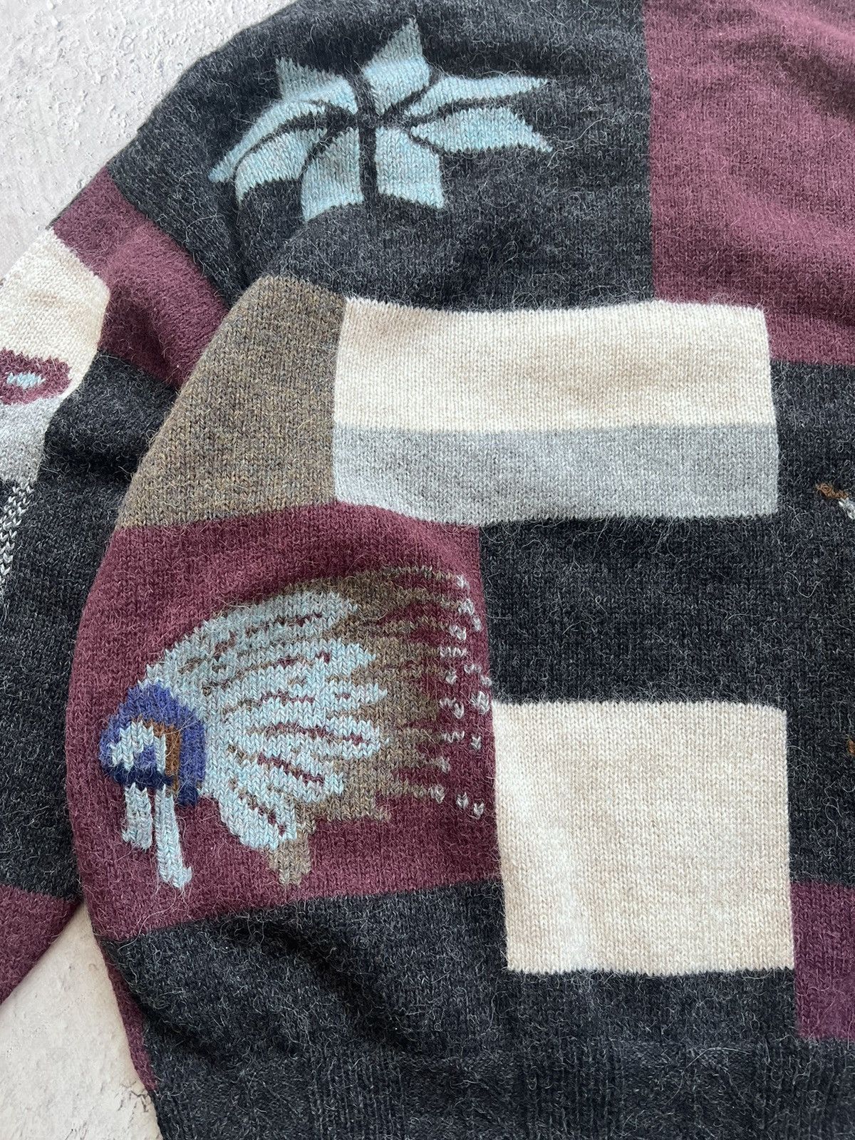Carlo Colucci × Japanese Brand CARLO COLUCCI JAPANESE Y2K CRAZY 3d SWEATER Size US M / EU 48-50 / 2 - 10 Thumbnail