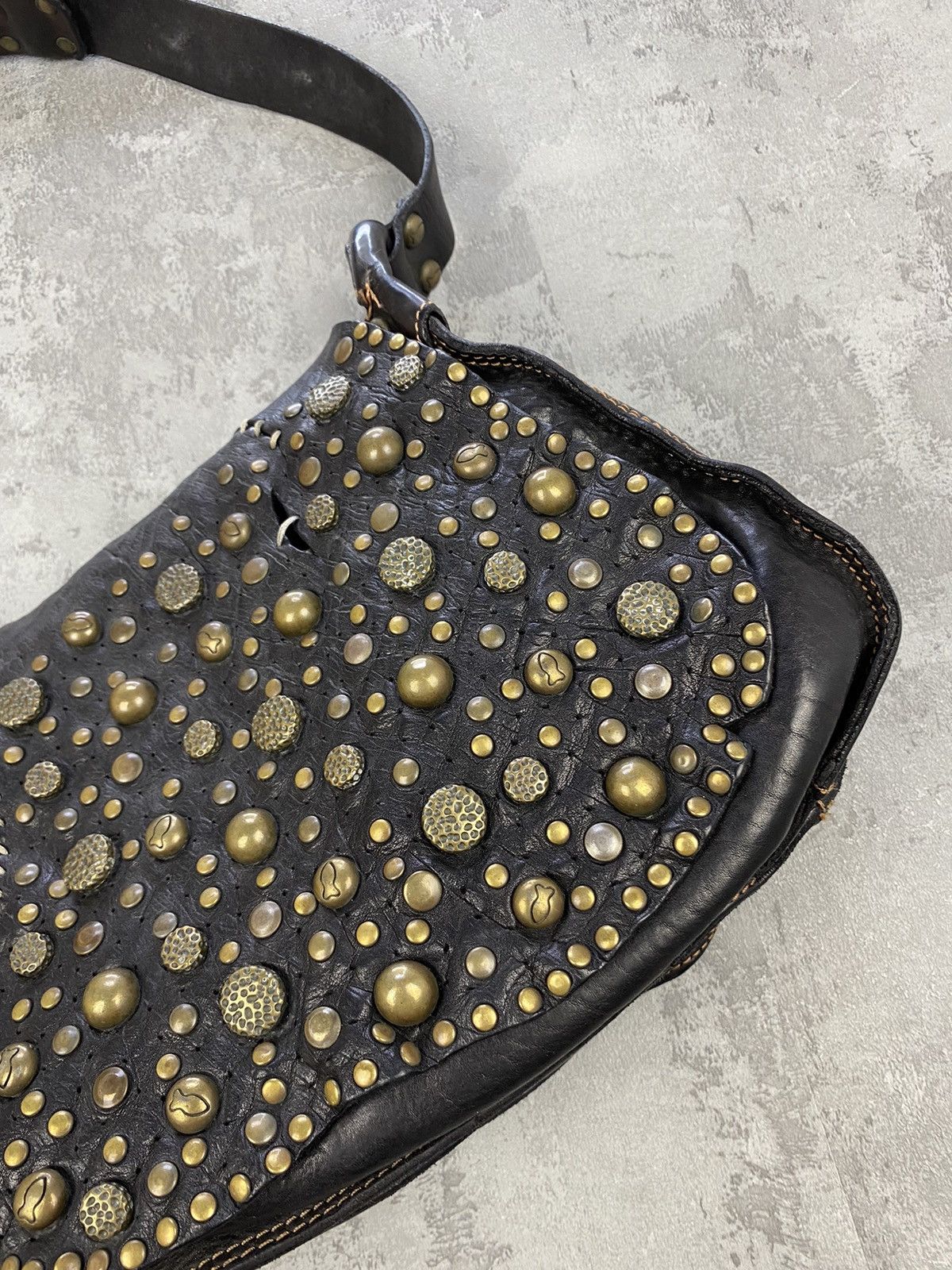 Genuine Leather Vintage Campomaggi Distressed Leather luxury bag Size ONE SIZE - 14 Thumbnail