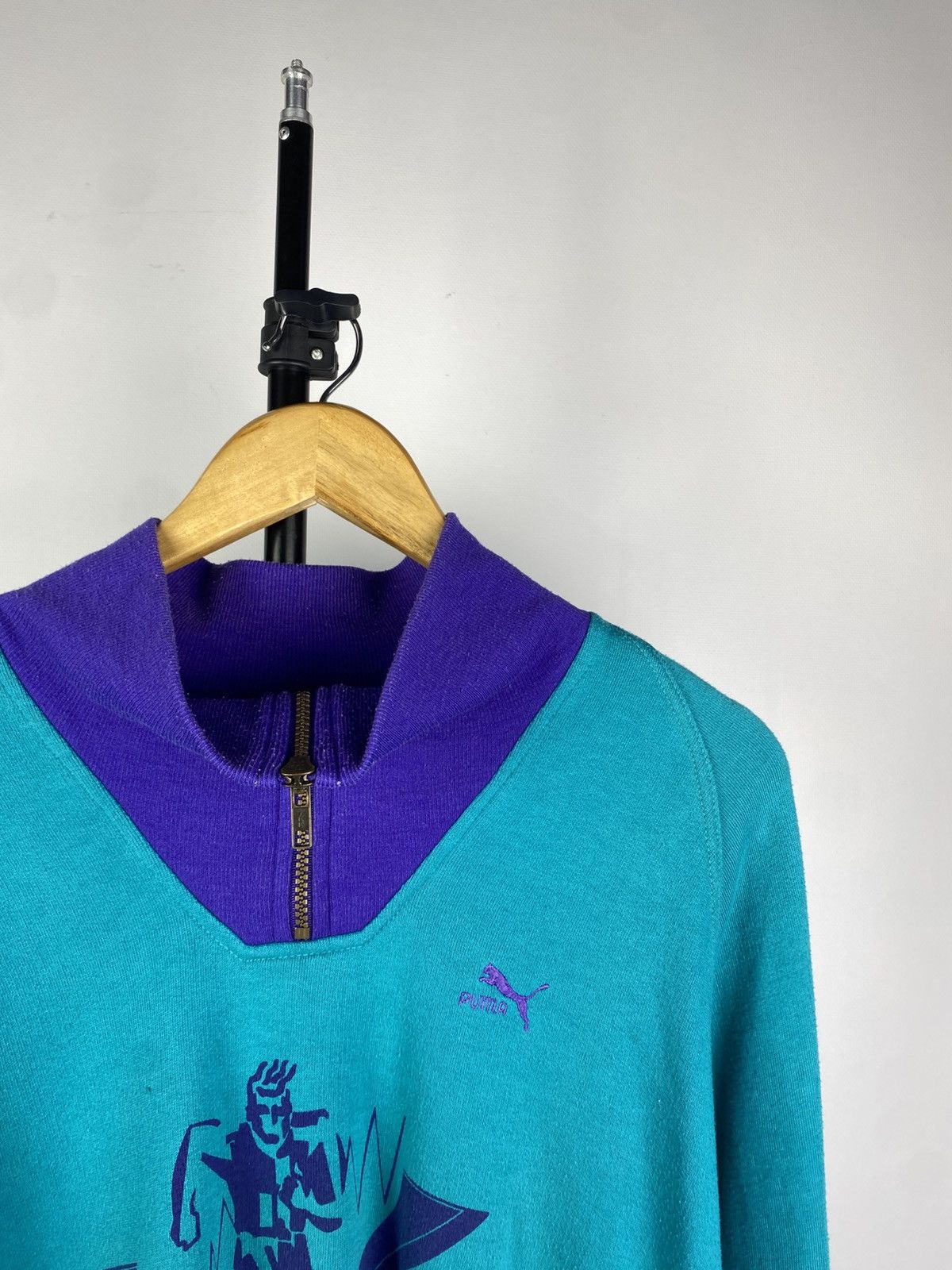 Puma × Vintage Vintage 90s PUMA Athletics logo Oversized y2k T Shirt Size US L / EU 52-54 / 3 - 4 Thumbnail