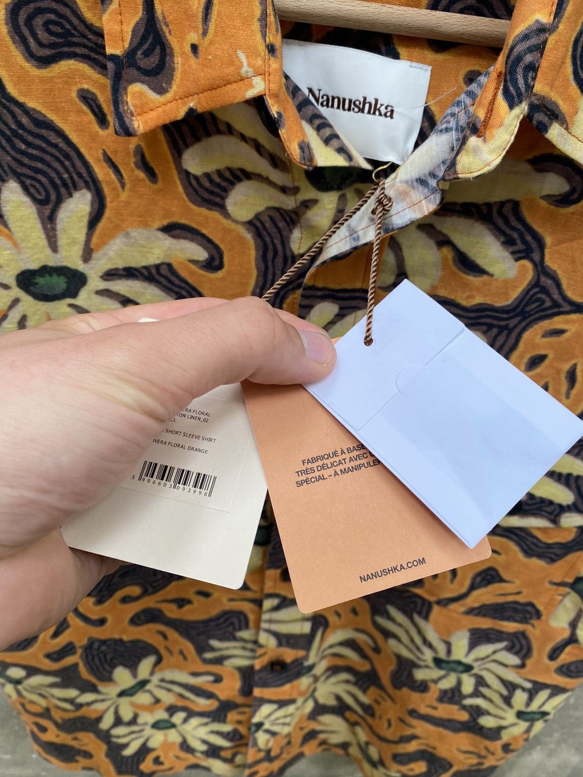 Nanushka Nanushka Linen Overprinted Shirt Size US S / EU 44-46 / 1 - 4 Thumbnail