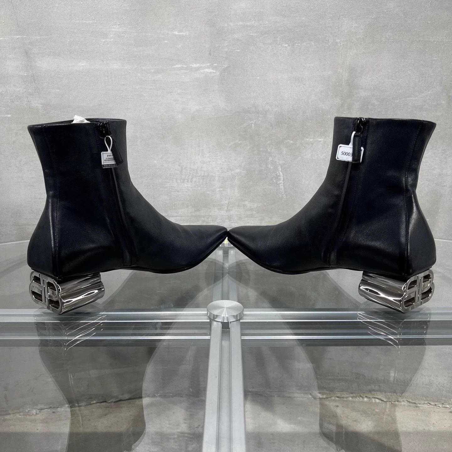 Balenciaga Balenciaga Black Square Toe Boots New Worn EU37 Size US 7 / IT 37 - 5 Thumbnail