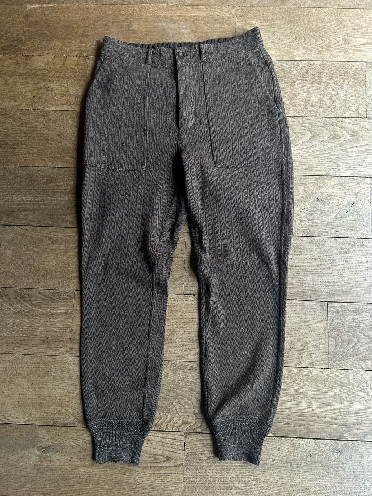 image of Rrl Ralph Lauren Rrl Cotton Jogger Pants in Brown, Men's (Size 31)