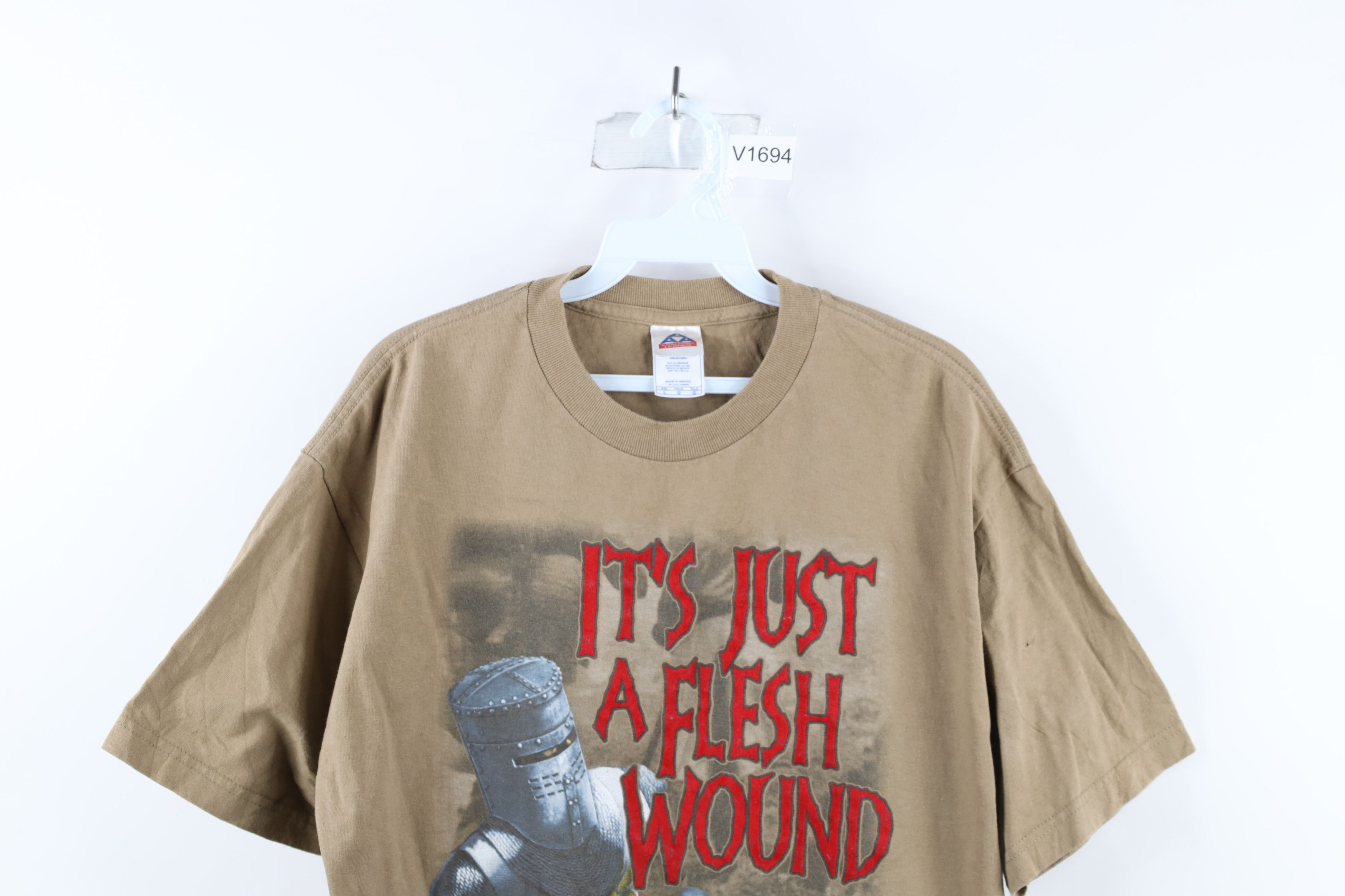 Vintage Vintage Y2K 2005 Monty Python Just A Flesh Wound T-Shirt Size US L / EU 52-54 / 3 - 2 Thumbnail