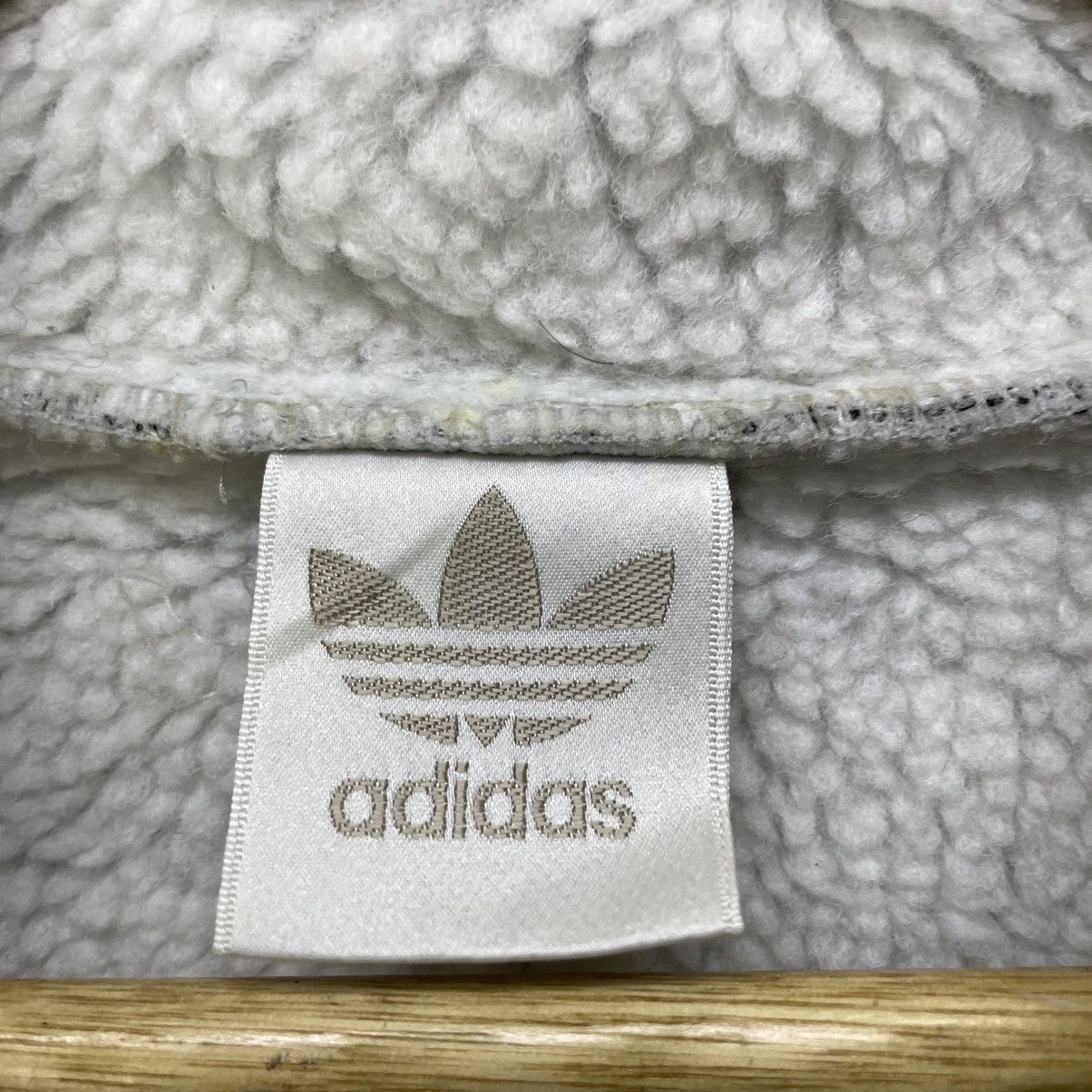 Adidas × Vintage Vintage Adidas Trefoil Shearling Jacket Size US M / EU 48-50 / 2 - 4 Thumbnail