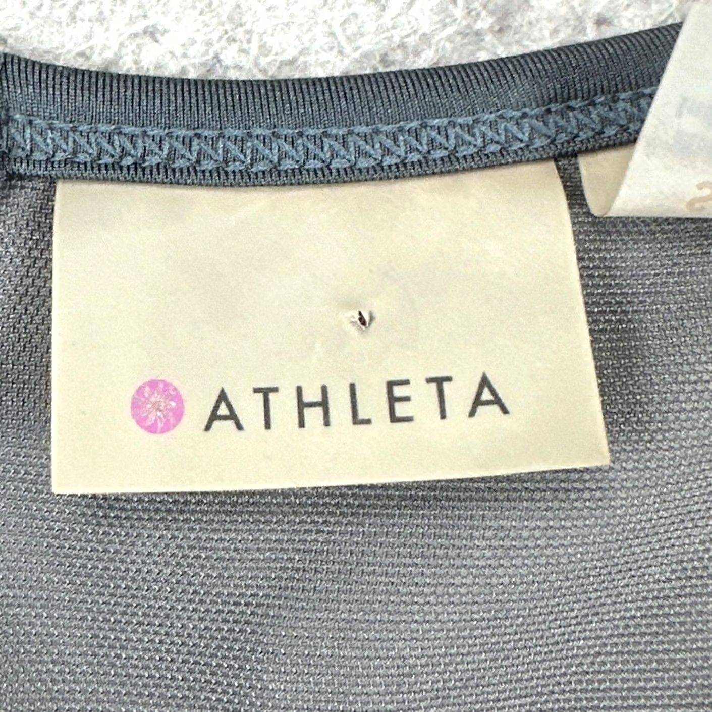 Athleta Athleta Womens Tank Top Shirt Small Black Purple Floral Workout Exercise Stretch Shirt Ladies Small Floral Pattern Ladies Womens Size S / US 4 / IT 40 - 4 Thumbnail