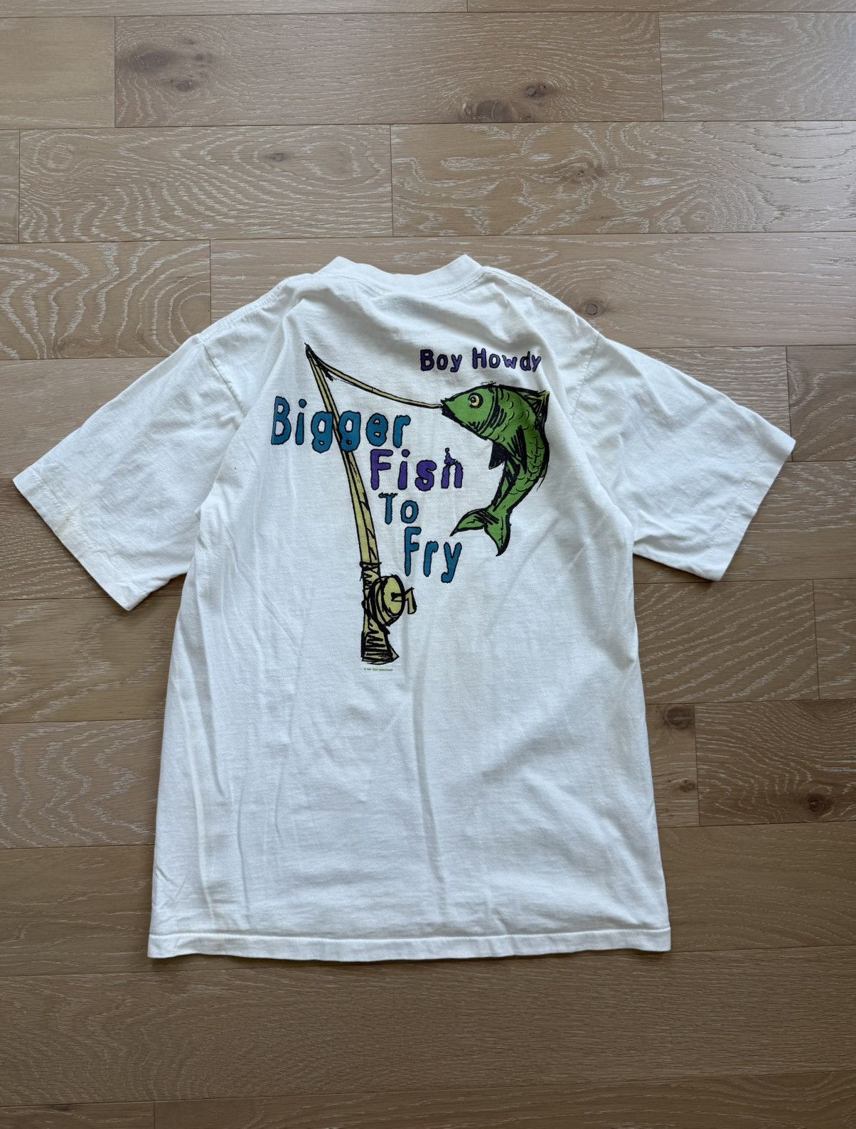 All Sport Vintage ‘95 Boy Howdy Fishing Sony promo shirt Size US L / EU 52-54 / 3 - 1 Thumbnail