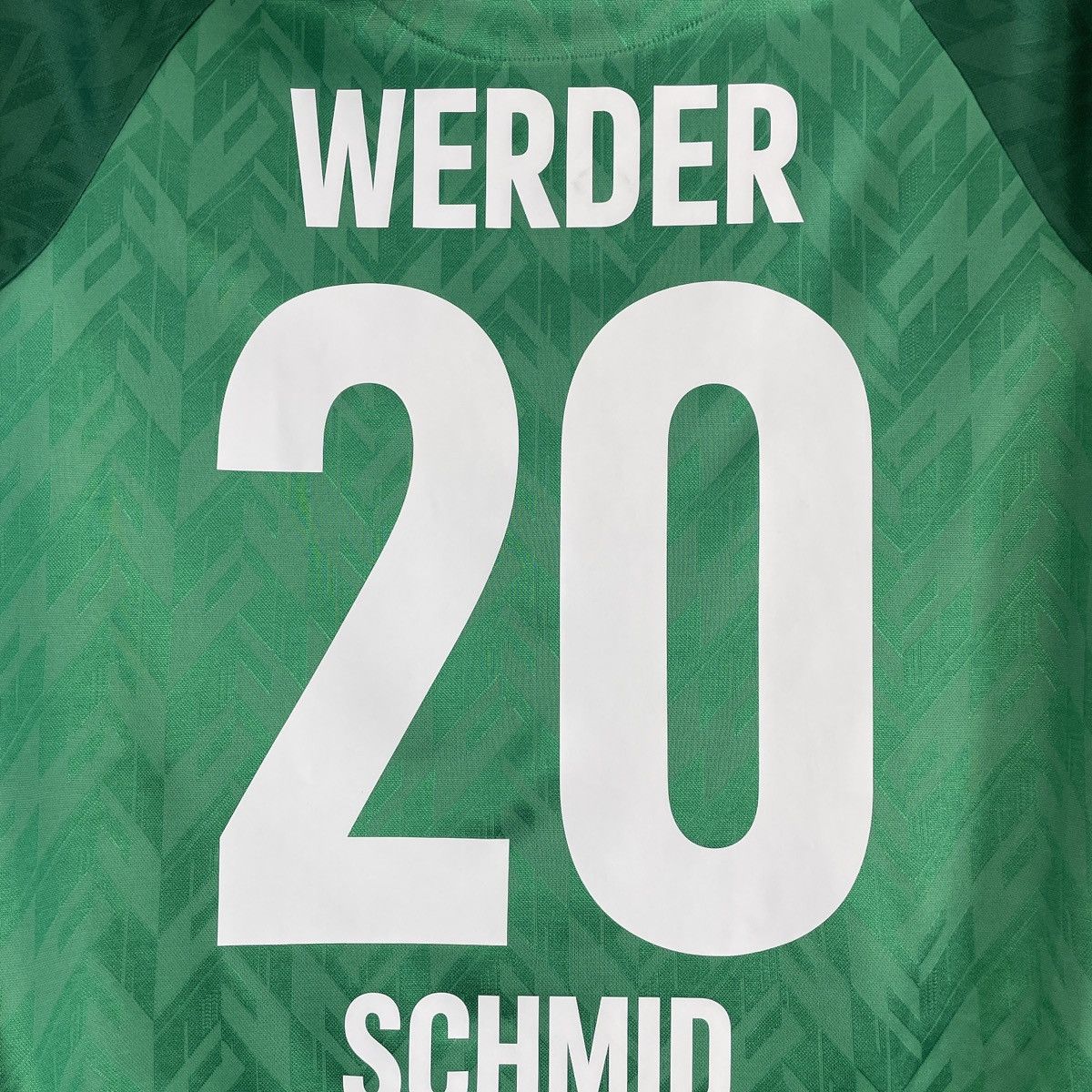 Hummel Werder Bremen Schmid Home Jersey Shirt 2024/2025 size XS-S Size US S / EU 44-46 / 1 - 9 Thumbnail
