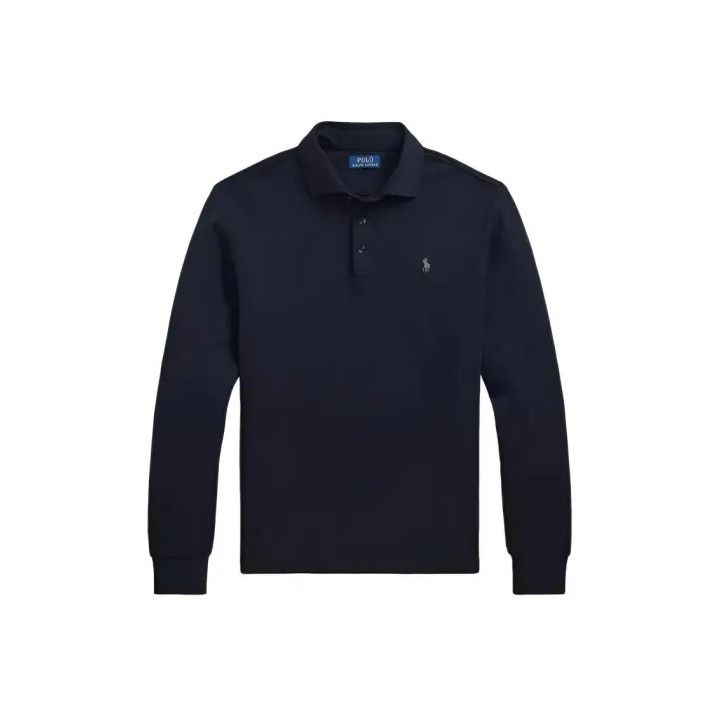 Polo Ralph Lauren Polo Ralph Lauren Solid Logo Embroidered Long-Sleeve Polo Size US S / EU 44-46 / 1 - 1 Thumbnail