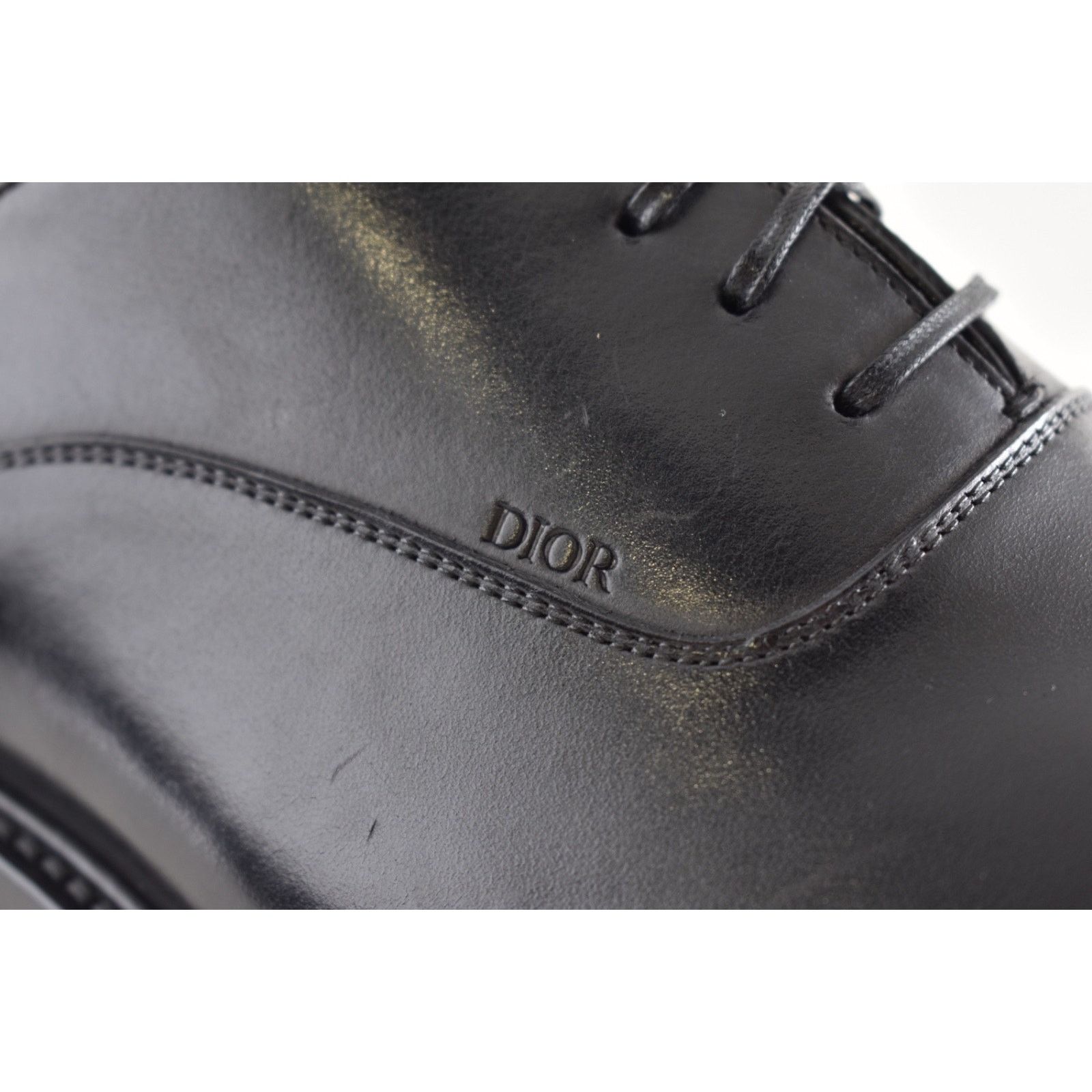 Dior Dior Embassy Calfskin Leather Flat Lace Up Dress Shoes 45 12 Size US 12 / EU 45 - 8 Thumbnail