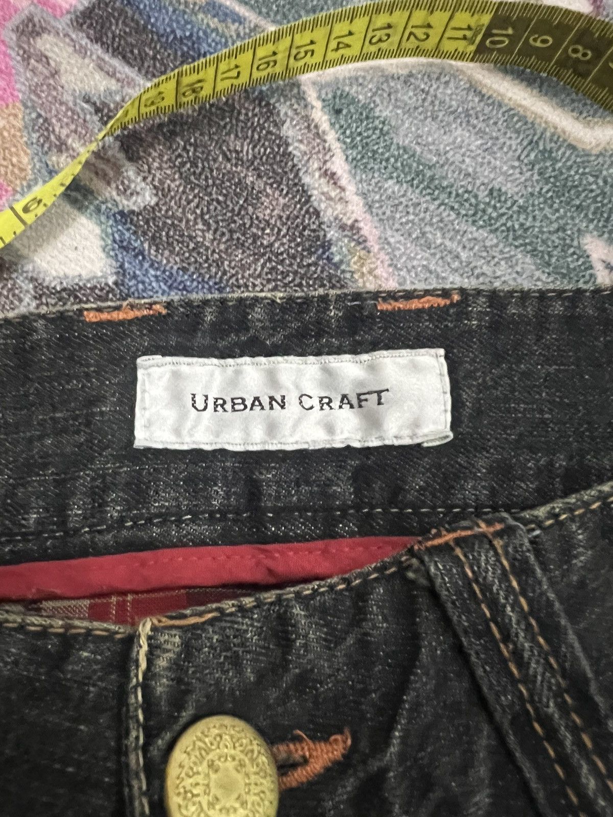 If Six Was Nine × Japanese Brand FLARED💥URBAN CRAFT RIPPED DISTRESSED DENIM PANT Size US 32 / EU 48 - 7 Thumbnail