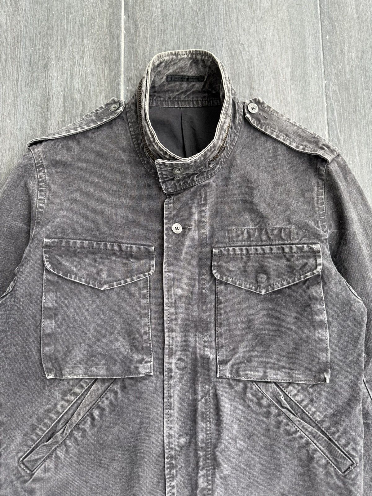 The Viridi-anne Crazy Faded The Viridi-Anne Multipocket Utility Denim Jacket Size US M / EU 48-50 / 2 - 4 Thumbnail