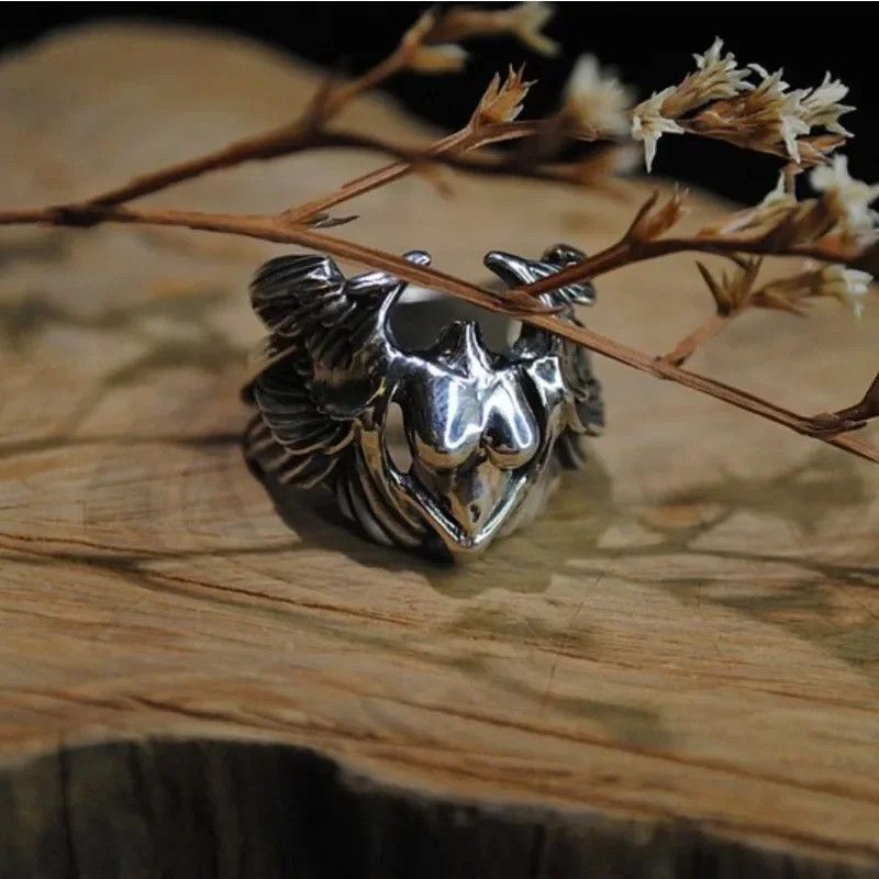 Other Vintage Angel Wings Ring Size ONE SIZE - 4 Thumbnail