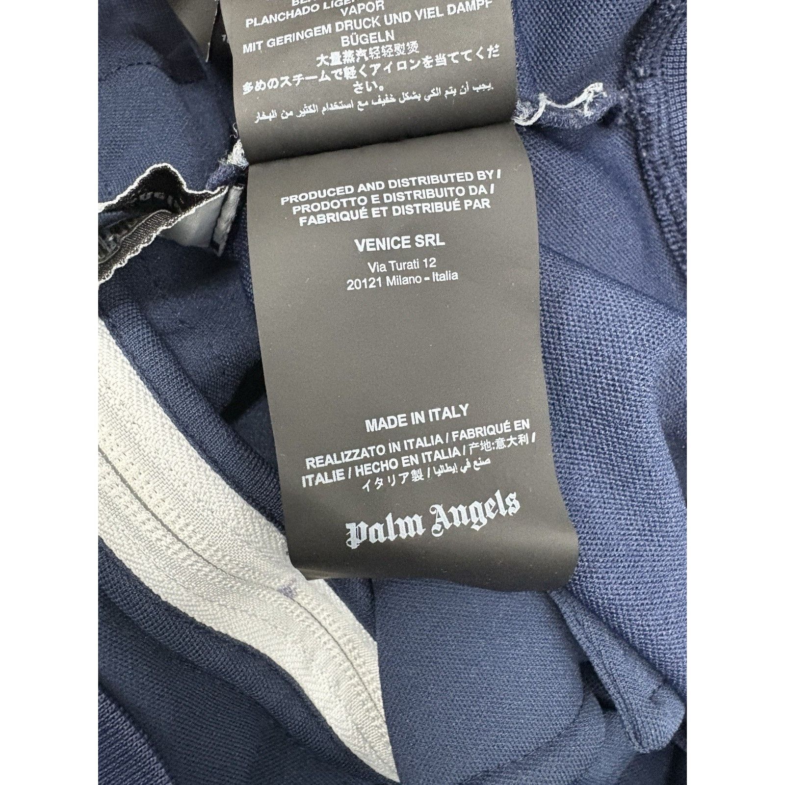 Palm Angels Palm Angels Classic Track Jacket ' Blue White ' | GREAT COND Size US L / EU 52-54 / 3 - 11 Thumbnail