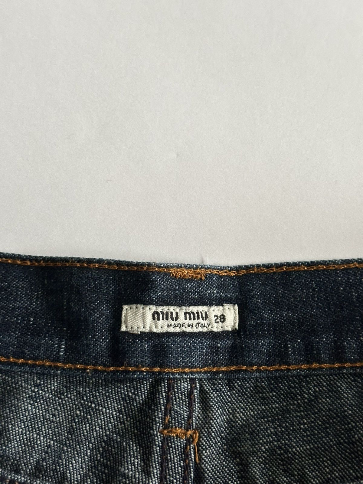 Miu Miu Miu Miu Early 2000’s Raw Denim Jeans Size US 28 / EU 44 - 10 Thumbnail