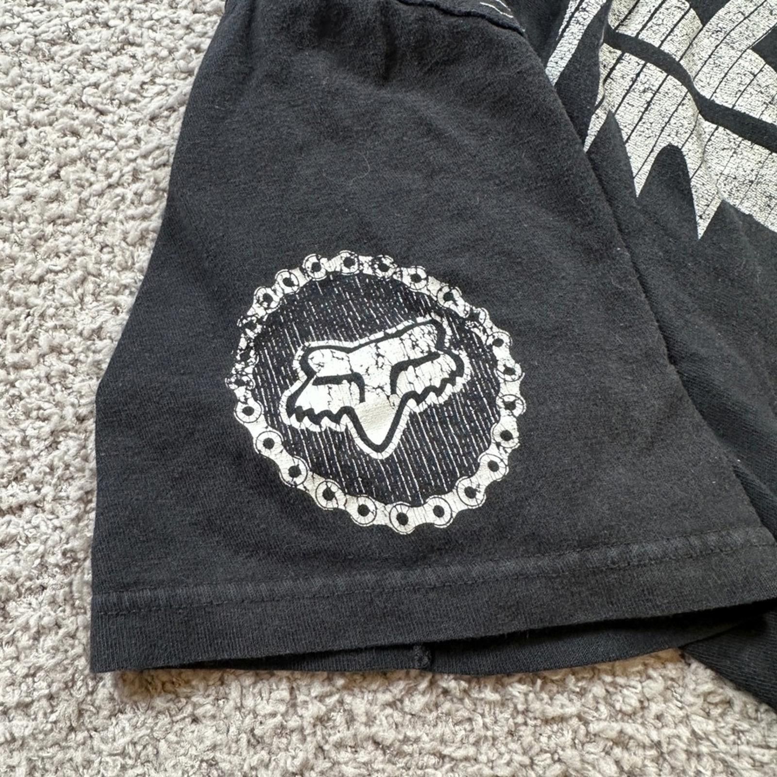 Fox Racing Fox Racing Moto T Shirt Mens M Black Motocross Size US M / EU 48-50 / 2 - 6 Thumbnail