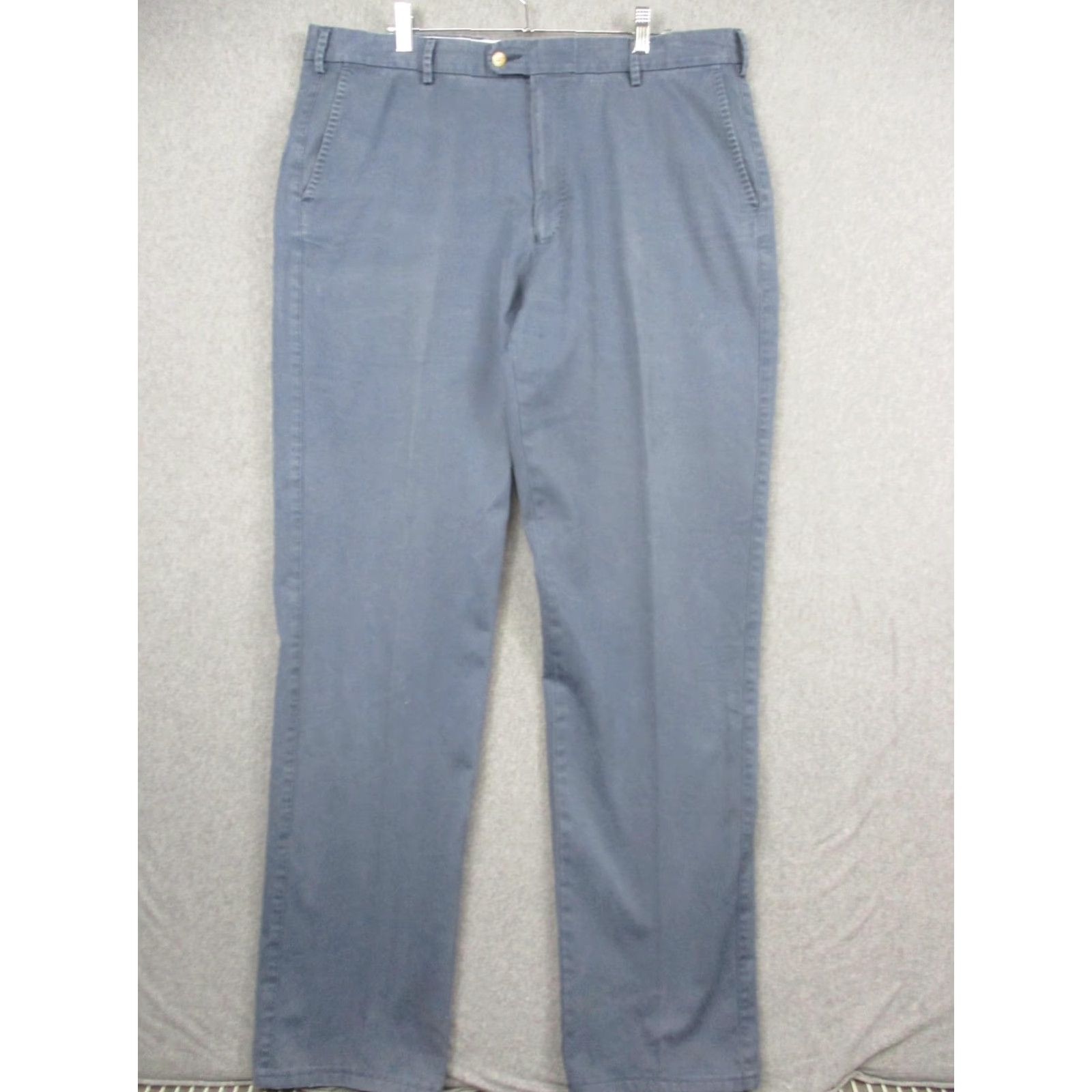 Peter Millar VINTAGE Peter Millar Pants Mens 38 Chino Flat Front Twill Blue Slacks Golf Casual 34 In Straight Mens 40 Waist Zip Front Size US 38 / EU 54 - 2 Thumbnail