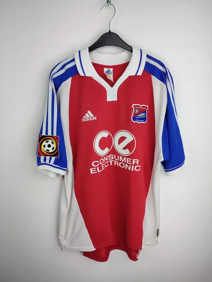 Adidas Spvgg Unterhaching home 2000-02 #Schuiteman Matchworn Size US XL / EU 56 / 4 - 13 Thumbnail
