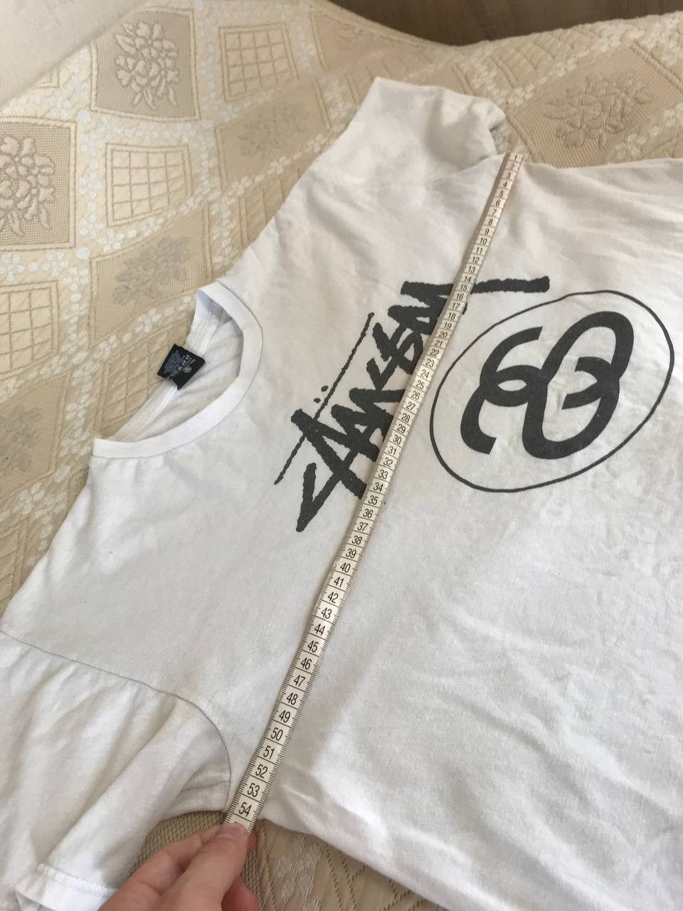 Stussy 🔥 00s Vintage Stussy Big Logo T Shirt Skate White Japan Size US S / EU 44-46 / 1 - 9 Thumbnail