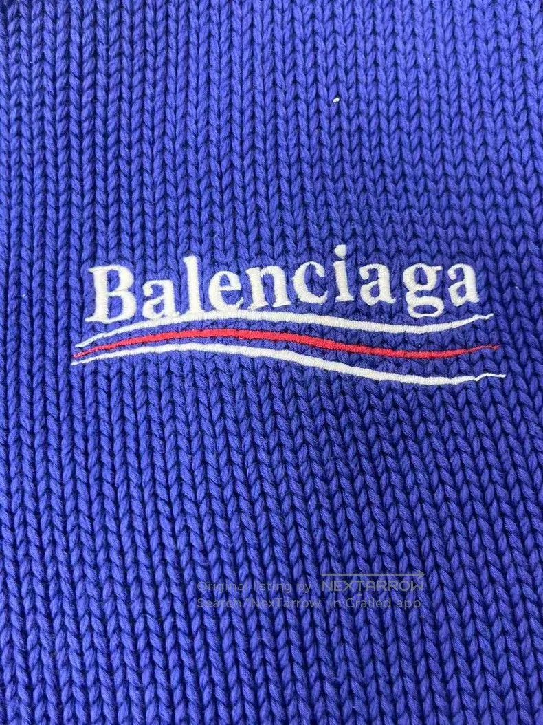 Balenciaga Balenciaga Classic Logo Alphabet Embroidered Ripped Hooded Size US M / EU 48-50 / 2 - 3 Thumbnail