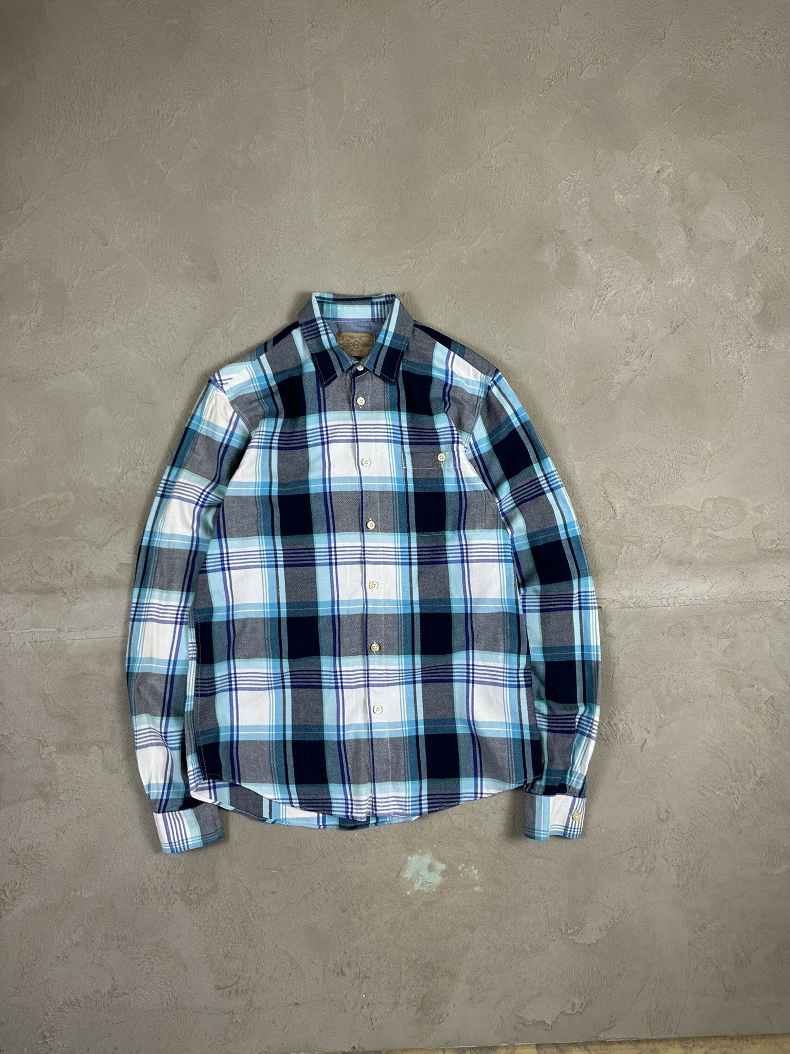 Flannel × Vintage Vintage Flannel Checked Button Up Shirt Size US M / EU 48-50 / 2 - 1 Thumbnail