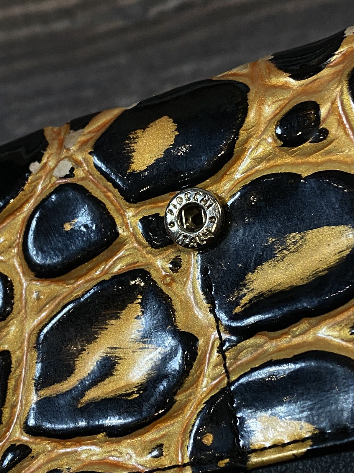 Versace Versace golden honeycomb vintage wallet Size ONE SIZE - 6 Thumbnail