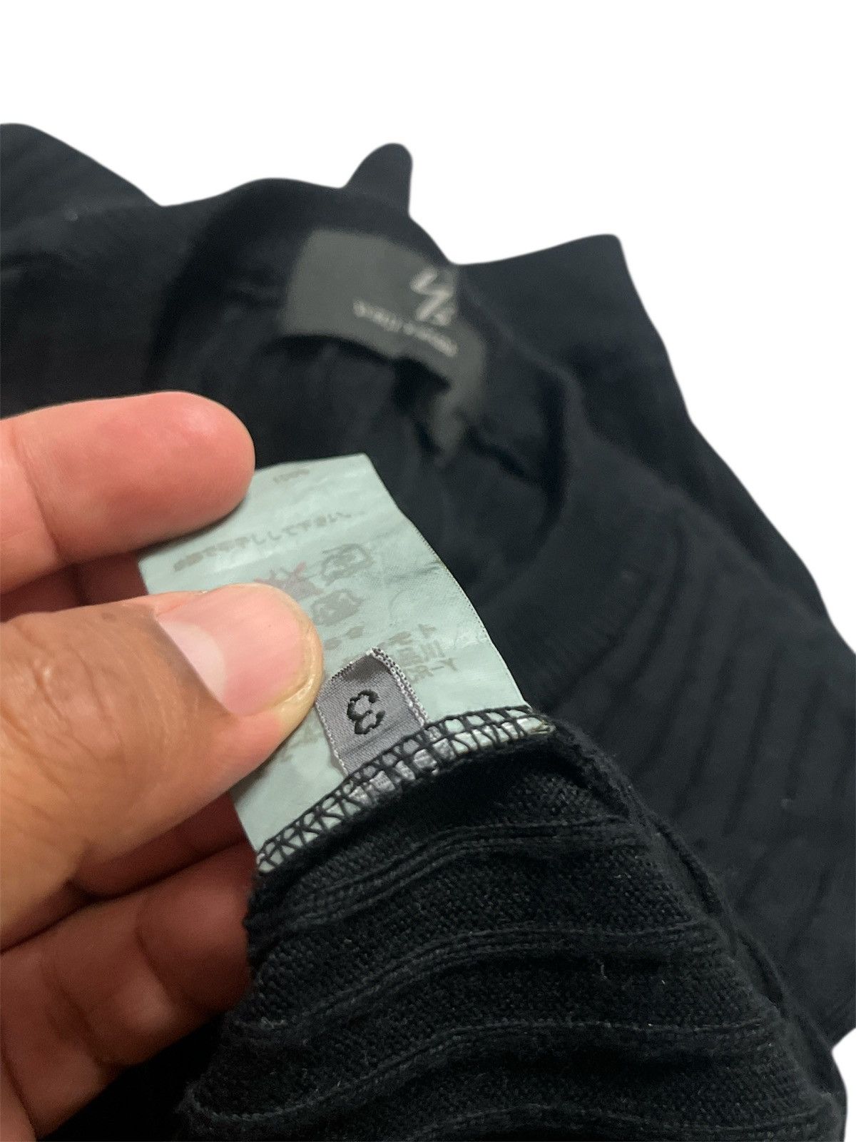 Yohji Yamamoto Ys,YOHJI YAMAMOTO BLACK TSHIRT PLANT STRETCHABLE Size US M / EU 48-50 / 2 - 8 Thumbnail