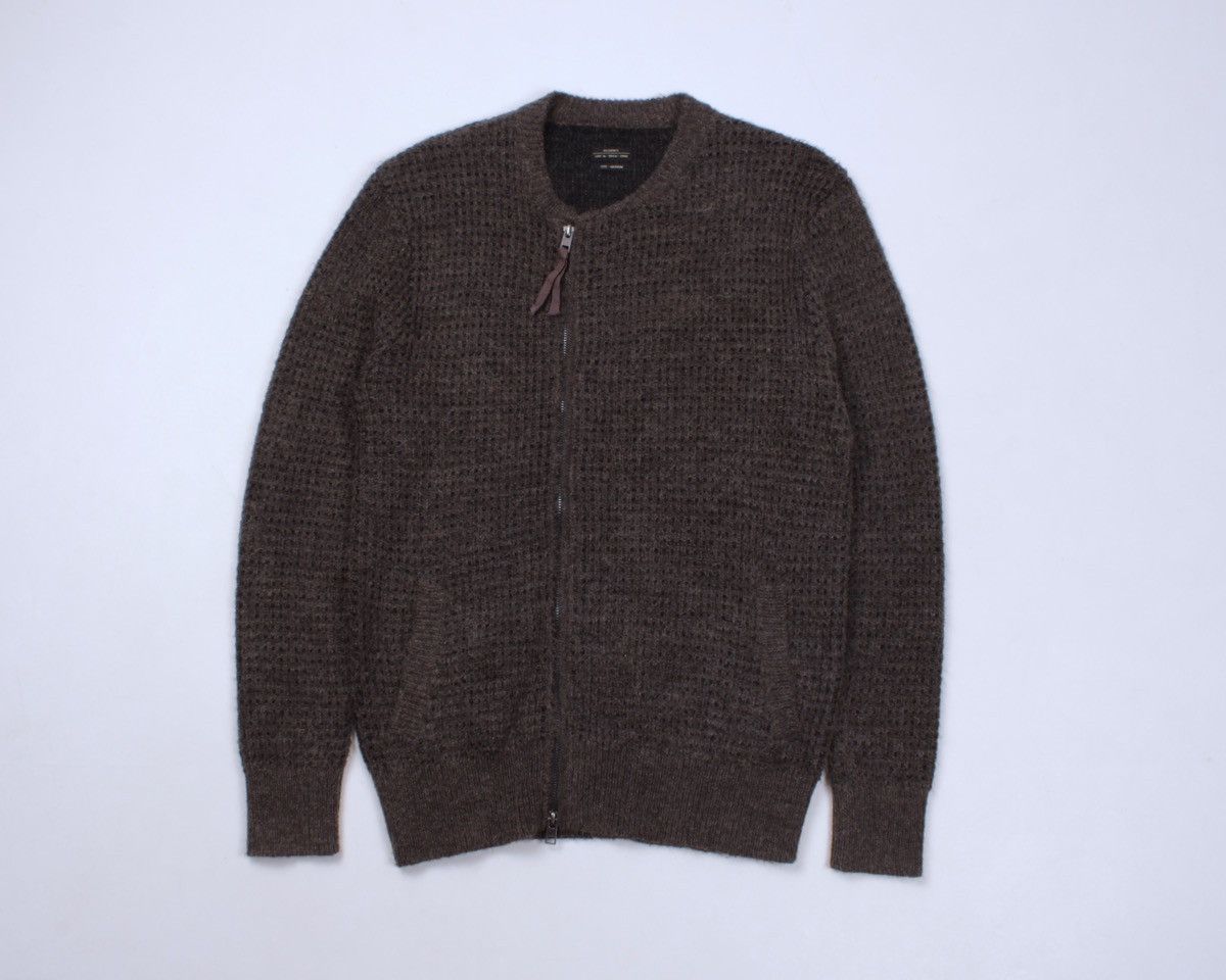 Allsaints × Designer ALLSAINTS Milton Bomber Mohair Sweater Cardigan Zip Talon Size US M / EU 48-50 / 2 - 4 Thumbnail