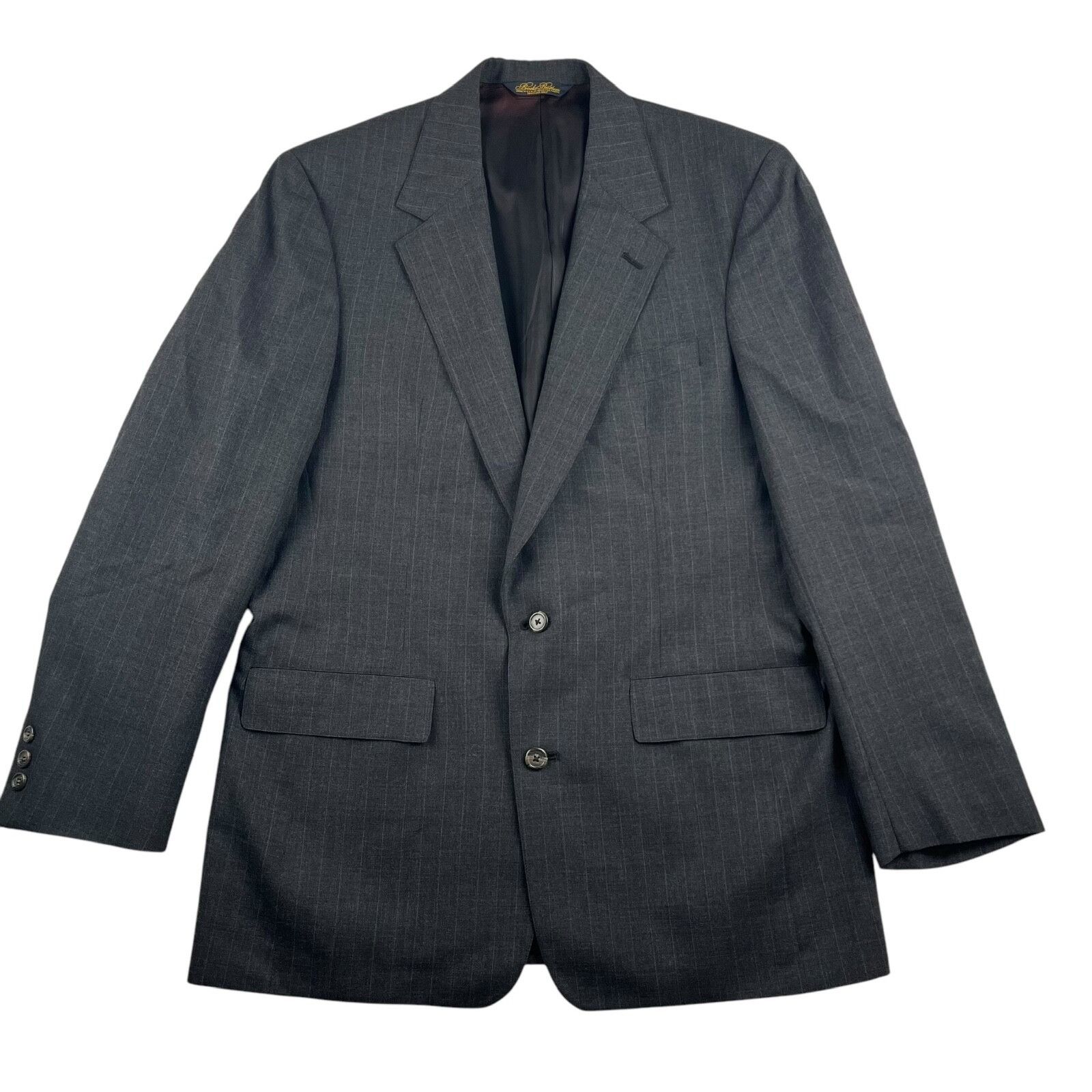 Brooks Brothers Brooks Brothers Men’s Wool Blend Pinstripe Suit Gray • USA • Size 42L - 2 Thumbnail