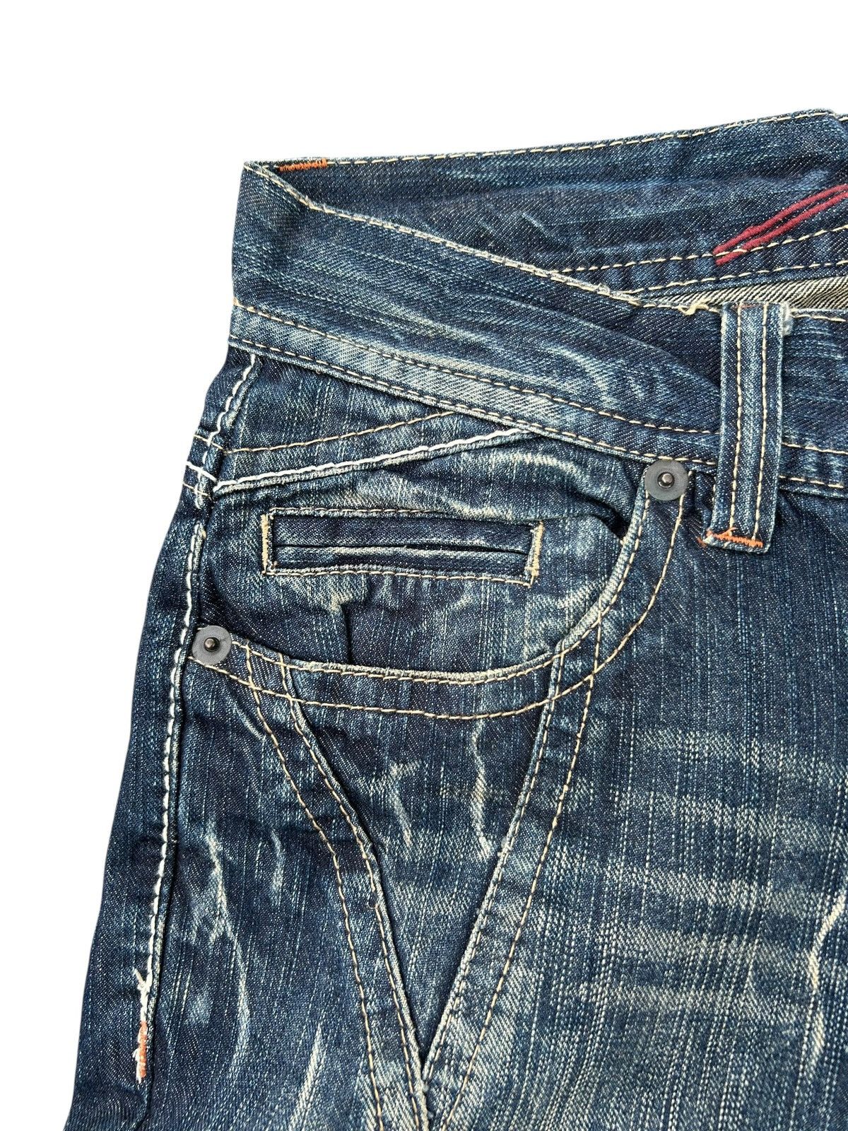 Kapital Flare Japanese Brand Three Stones Throw Denim Jeans Size US 32 / EU 48 - 4 Thumbnail
