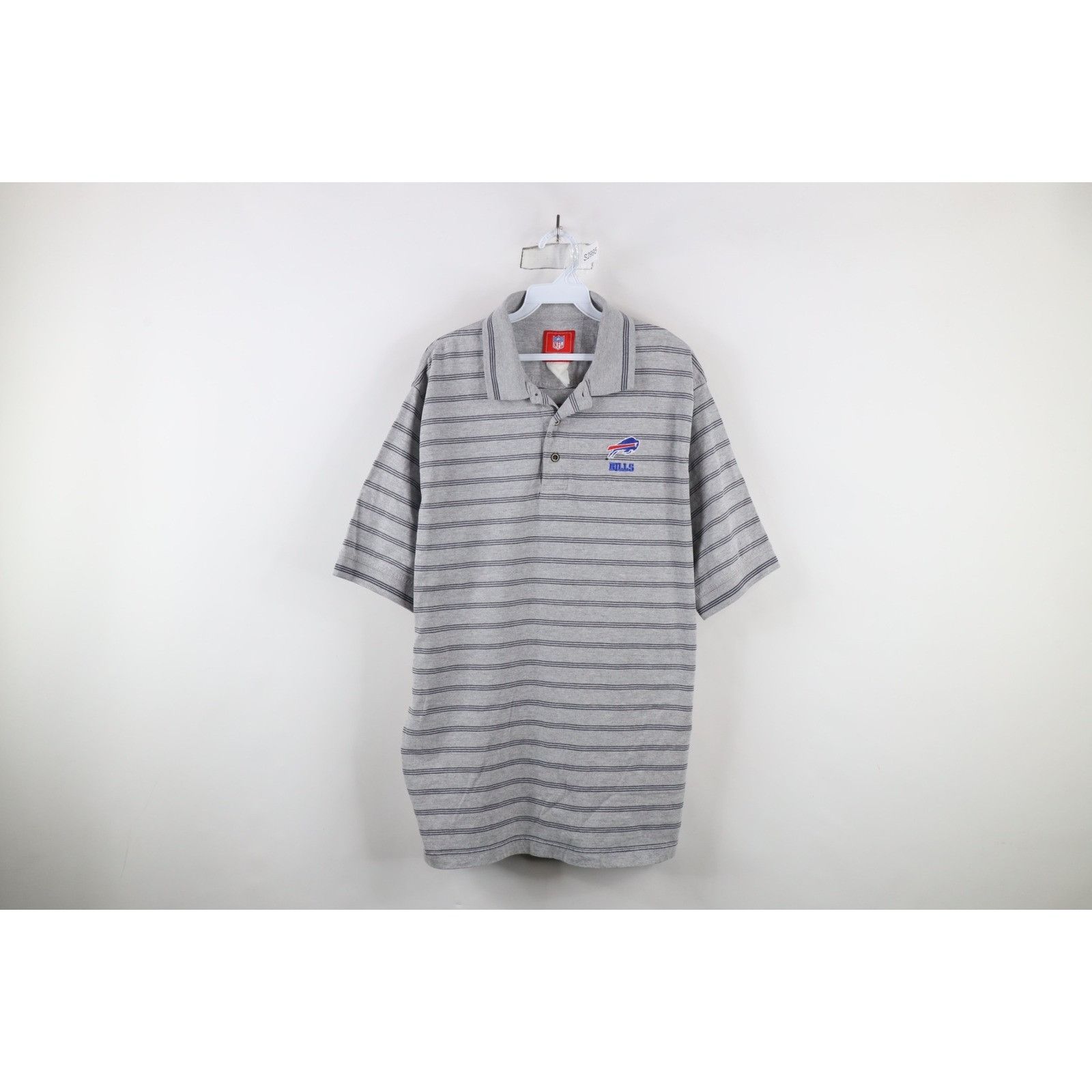 Vintage Vintage NFL Distressed Buffalo Bills Football Polo Size US L / EU 52-54 / 3 - 1 Thumbnail