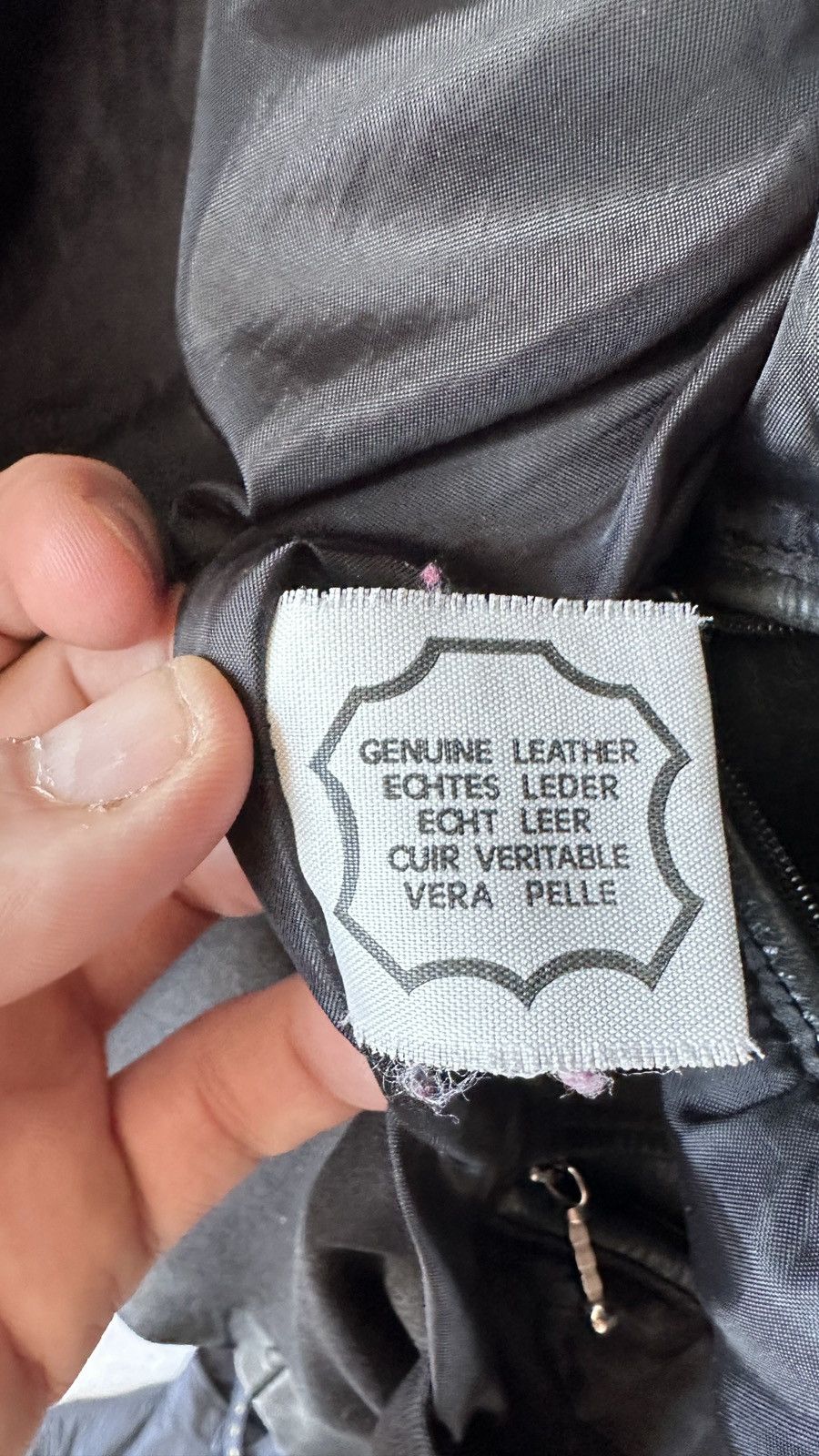 Other Genuine Leather Cafe Racer Jacket Distressed Moto Biker Size US L / EU 52-54 / 3 - 19 Thumbnail