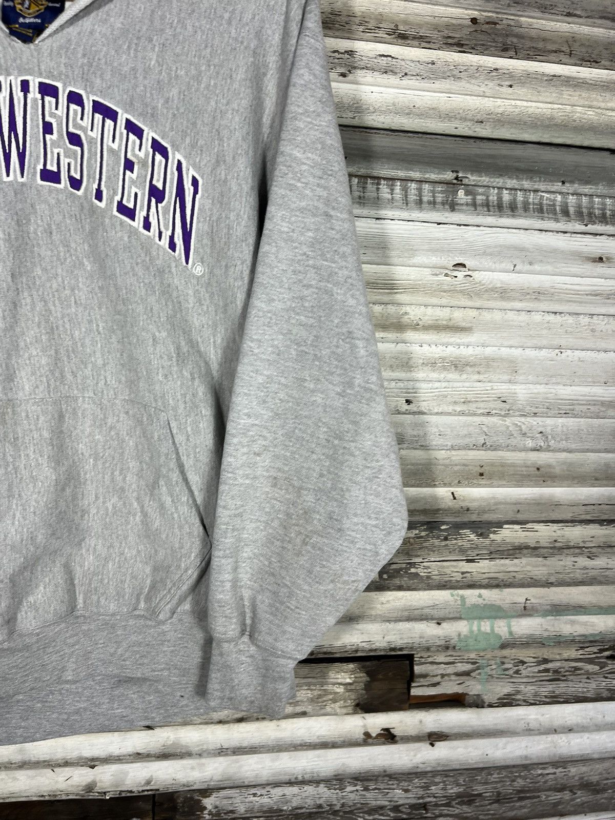 Steve And Barrys × Vintage Vintage Northwestern Hoodie Size US L / EU 52-54 / 3 - 5 Thumbnail