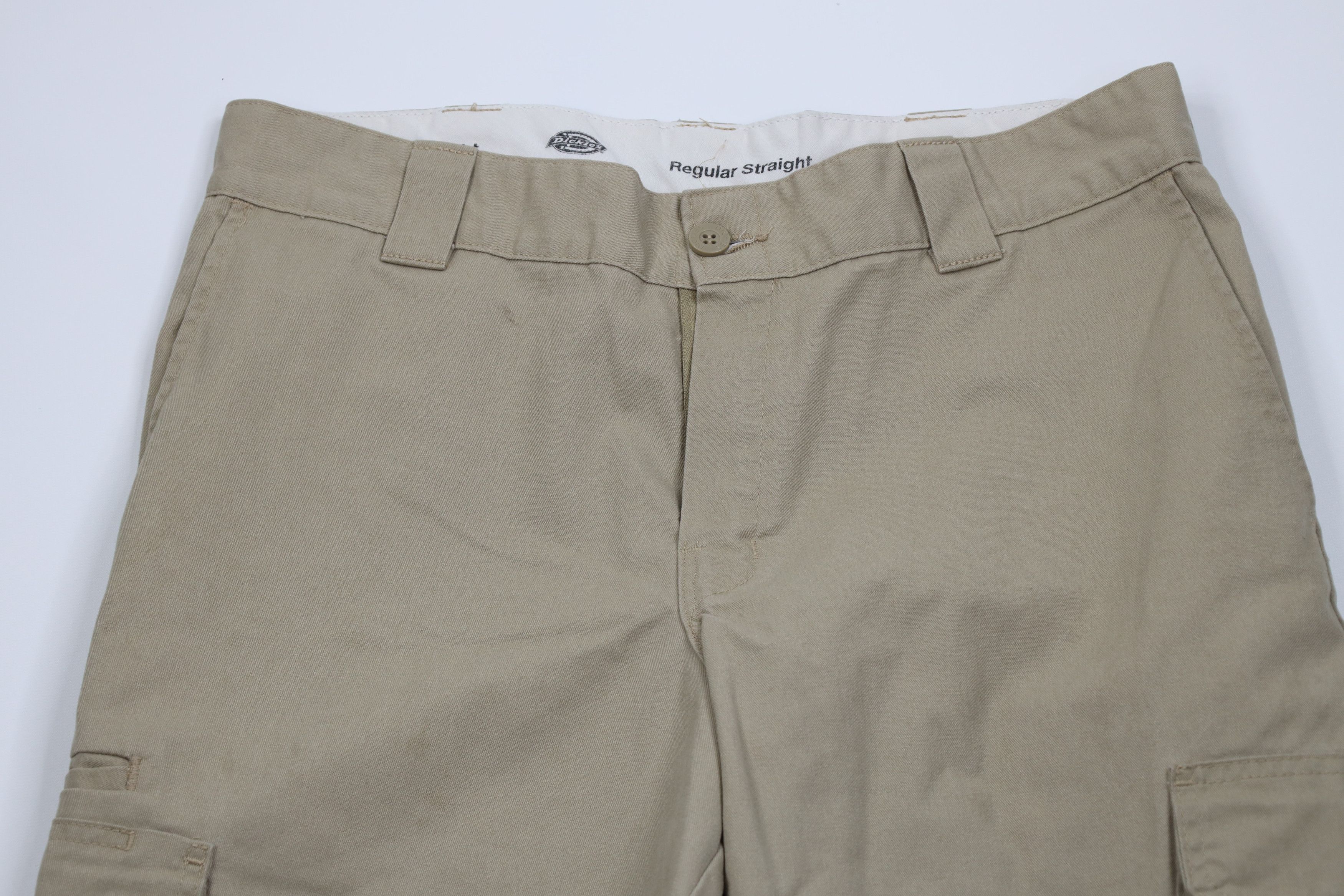 Dickies Vintage Y2K Dickies Regular Straight Leg Cargo Pants Beige Size US 34 / EU 50 - 2 Thumbnail
