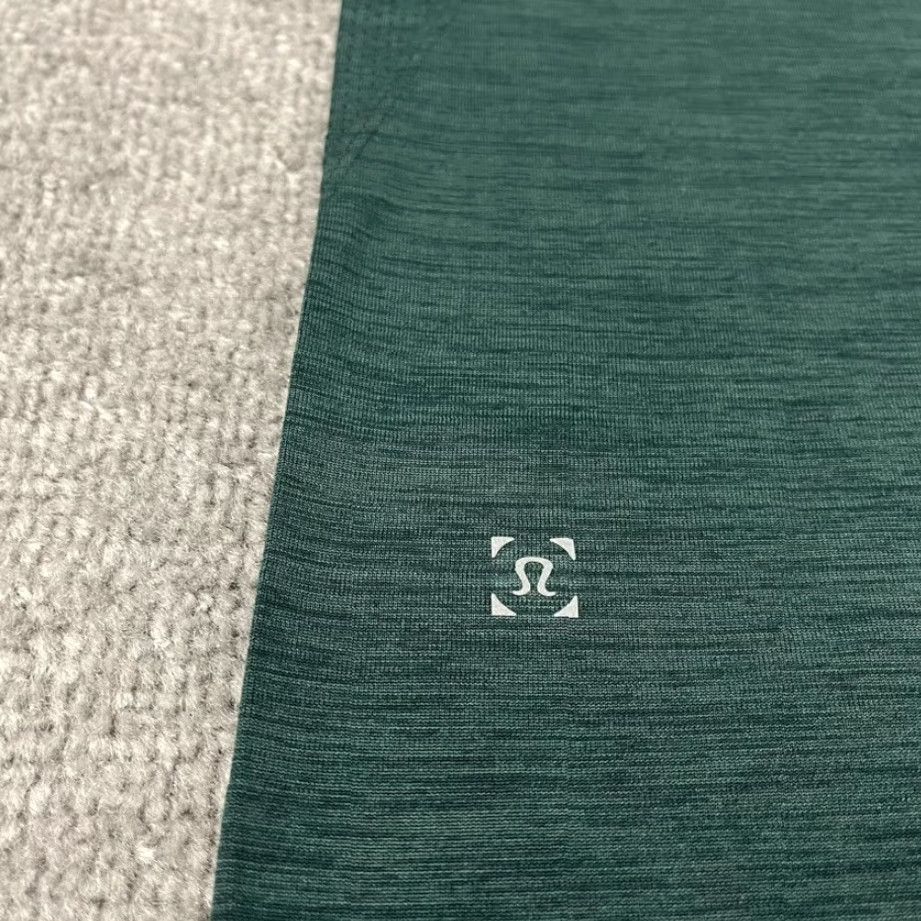 Lululemon LULULEMON Shirt Mens Small Metal Vent Tech Heather Green Henley Short Sleeve Gym Size US S / EU 44-46 / 1 - 3 Thumbnail