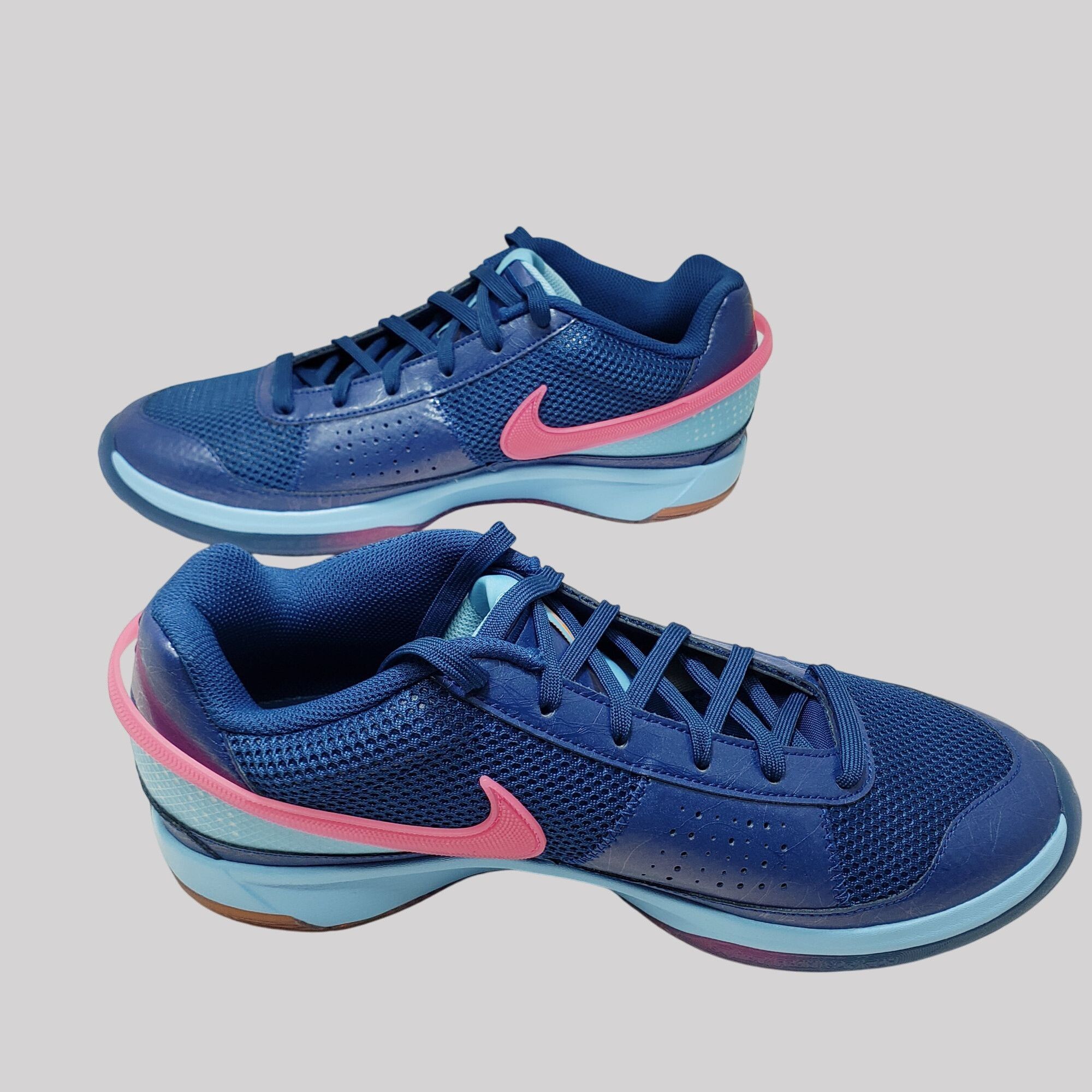 Nike Nike Ja 1 NY vs. NY Blue Hyper Pink Basketball Sneakers FV12 Size US 12 / EU 45 - 7 Thumbnail