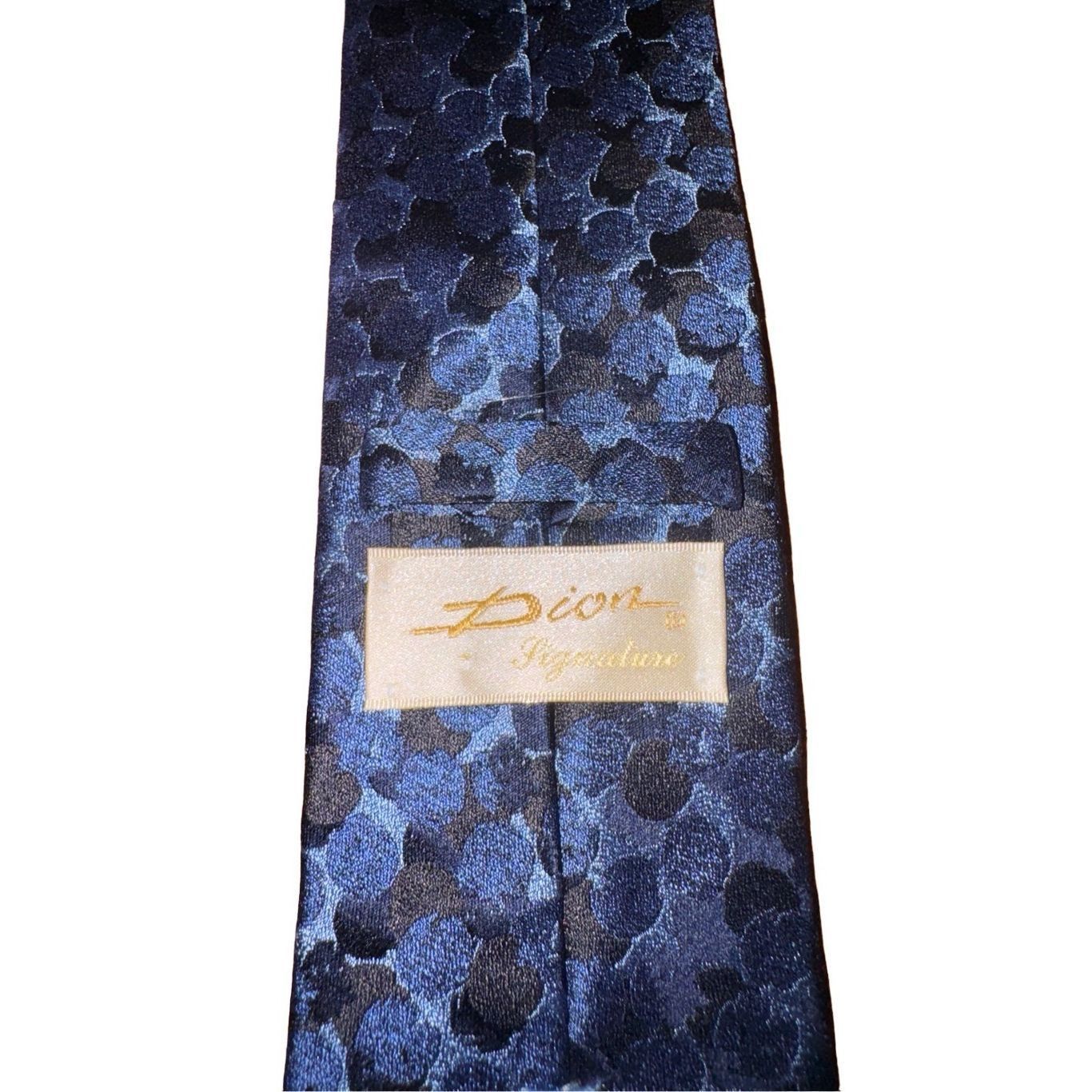 Other Dion 1967 Neckwear Navy Abstract 100% Silk Handmade Tie Size ONE SIZE - 3 Thumbnail