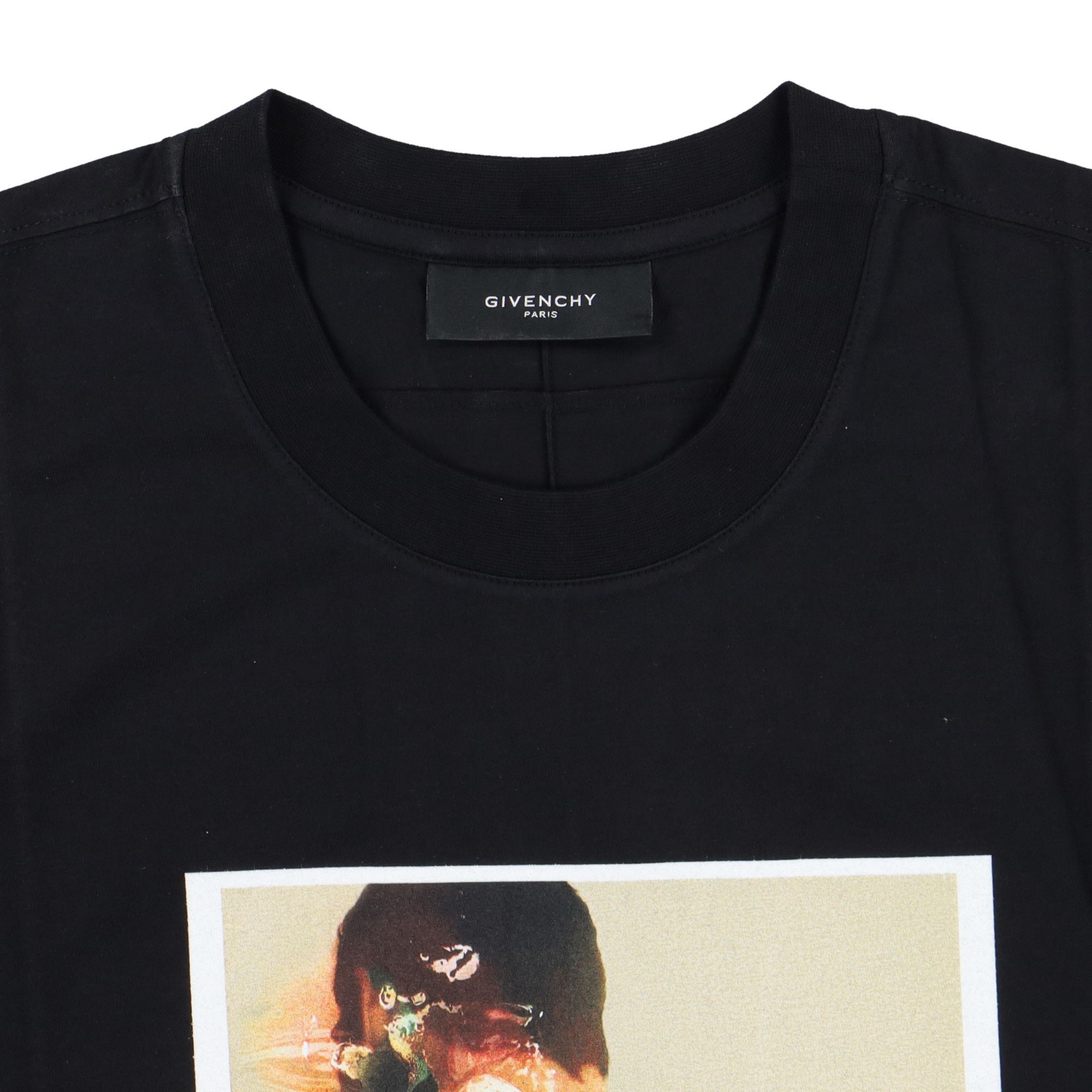 Givenchy Black Burnt Polaroid Oversized T-Shirt Size US M / EU 48-50 / 2 - 4 Thumbnail