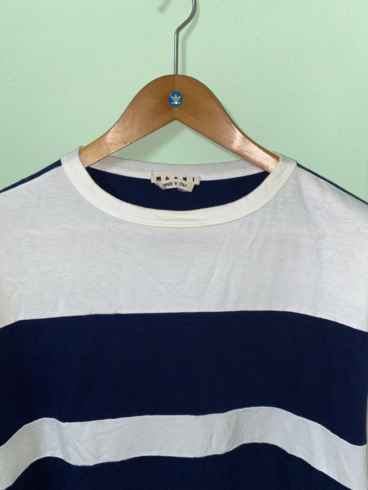 Marni Marni Border Striped Tshirt Size US L / EU 52-54 / 3 - 4 Thumbnail