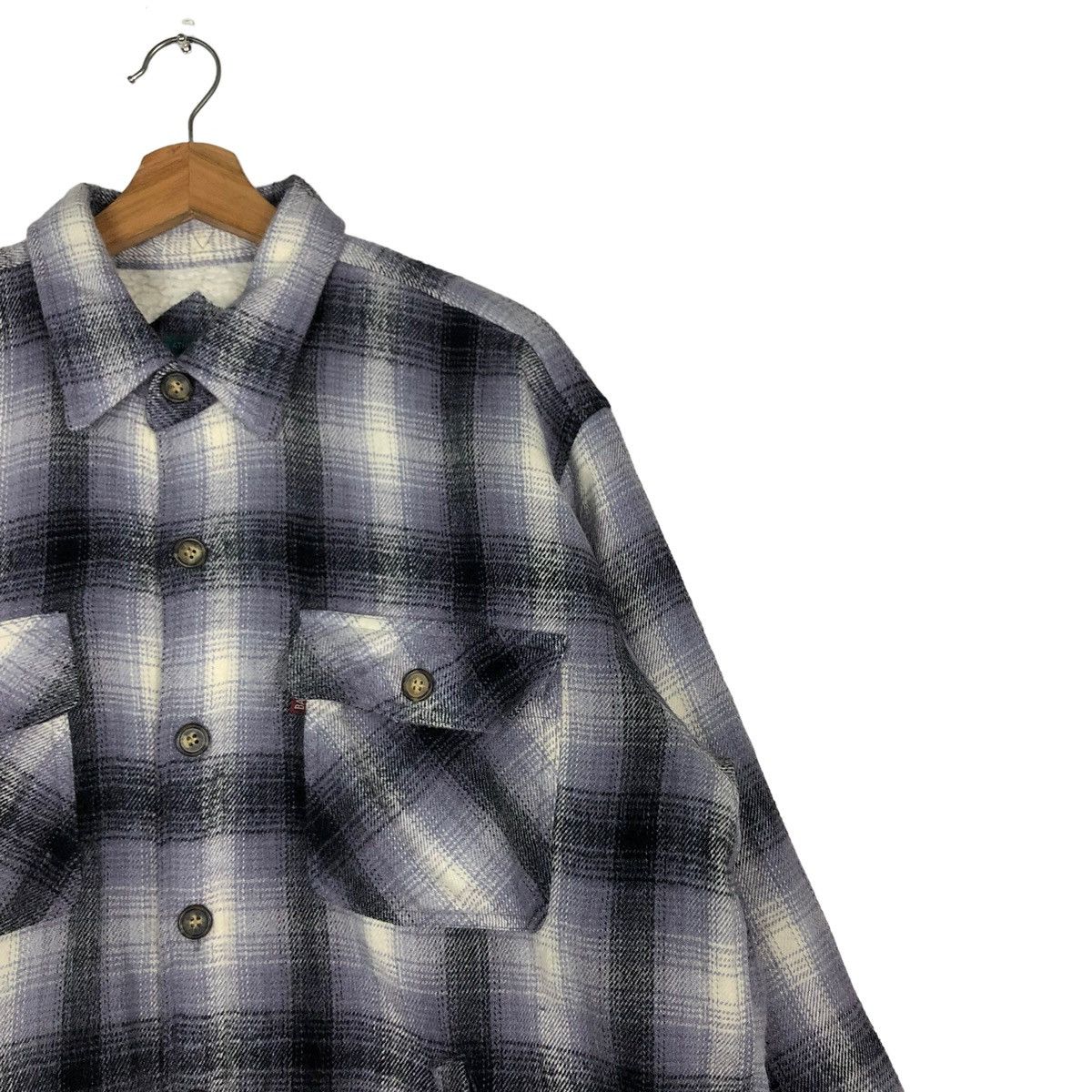 Flannel 🔥VINTAGE FLANNEL SHIRT JACKET TARTAN BAYLEAF ISSEY MIYAKE Size US M / EU 48-50 / 2 - 6 Thumbnail