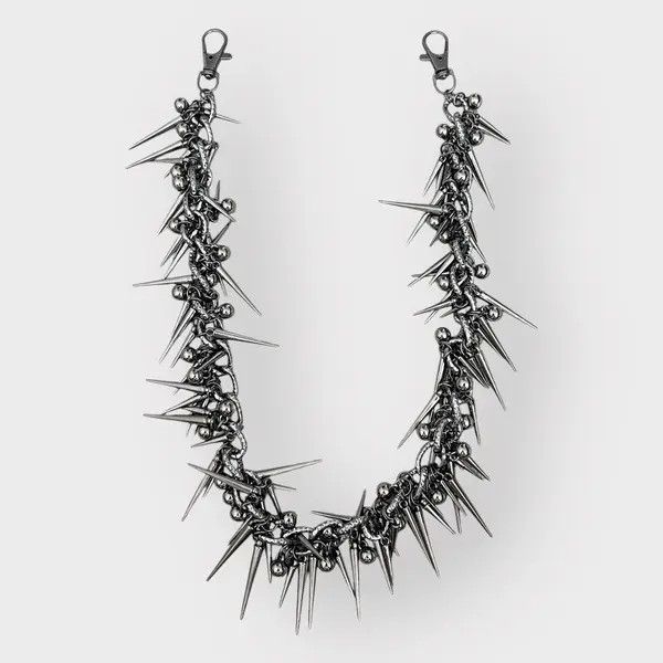 Jewelry Norika x Yuki STEAL! Y2K Punk Spikes Wallet Keychain Size ONE SIZE - 1 Thumbnail
