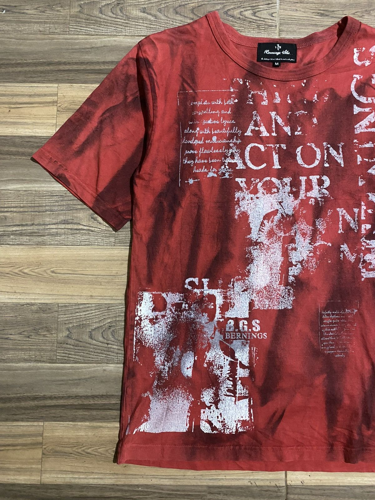 If Six Was Nine × Japanese Brand × Le Grande Bleu (L.G.B.) Japanese Bernings Sho Poem Tees Lgb Styled Size US M / EU 48-50 / 2 - 2 Thumbnail