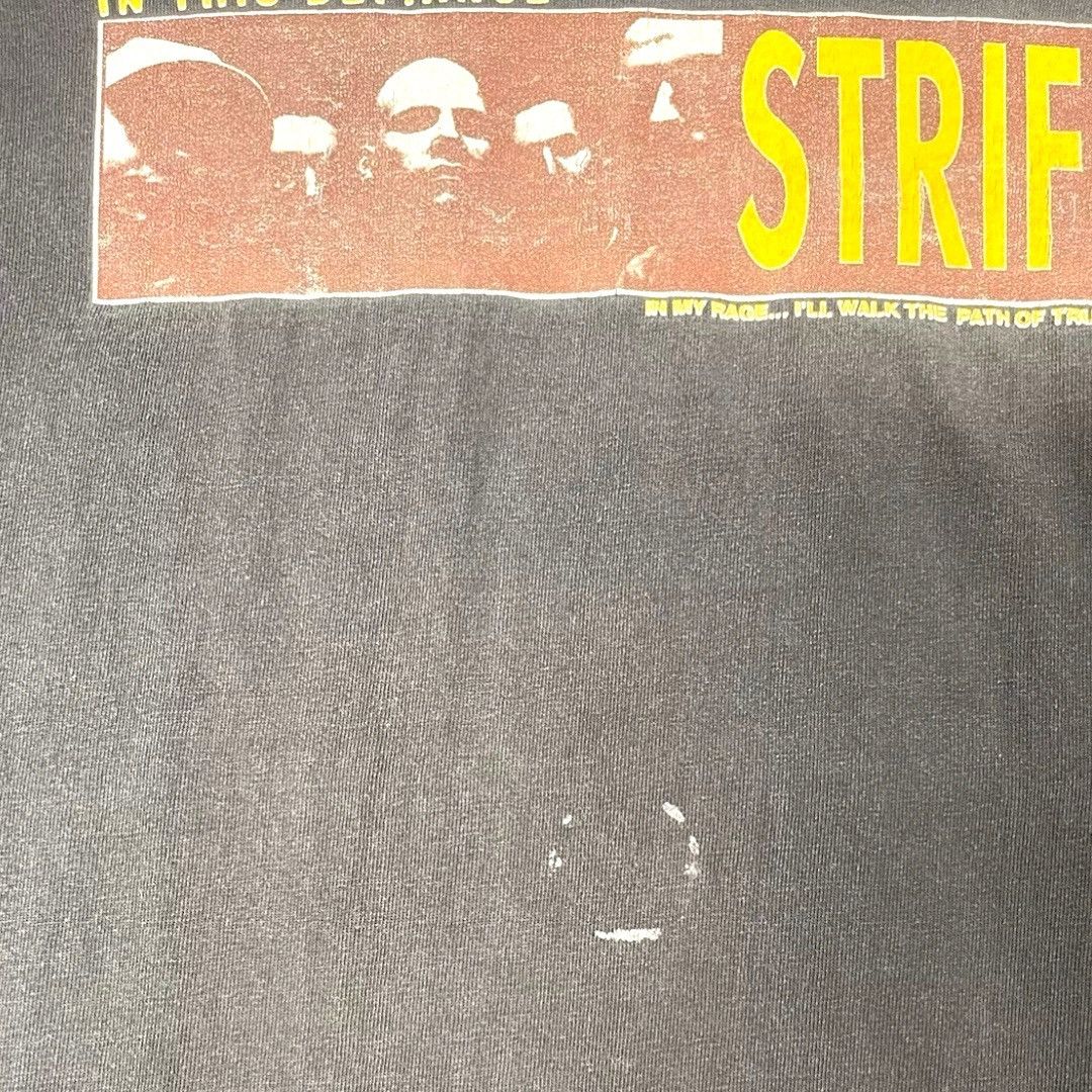 Band Tees × Vintage Vintage 90s Strife T Shirt Hard Core Size US XL / EU 56 / 4 - 4 Thumbnail