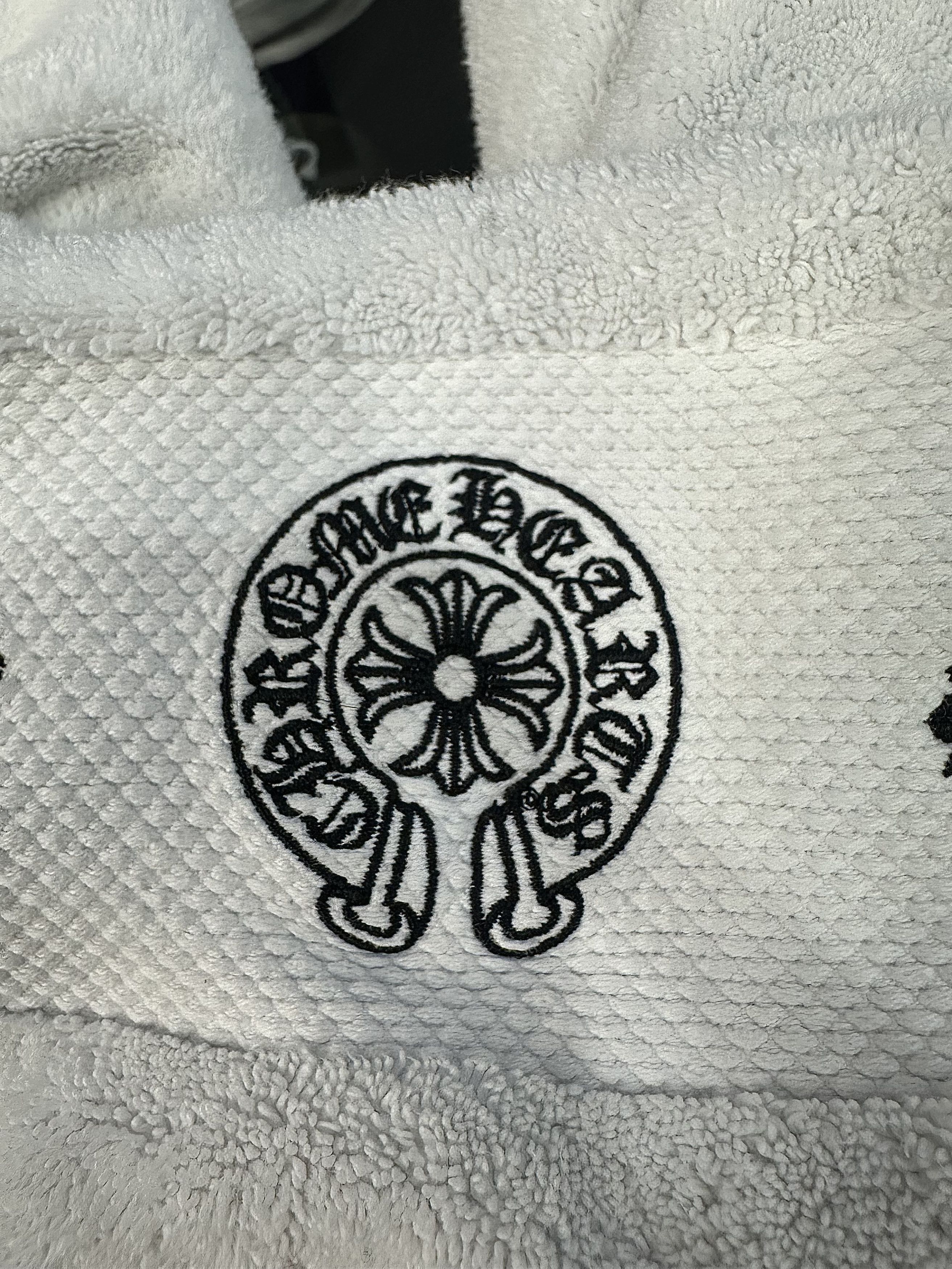 Chrome Hearts Chrome Hearts White Horseshoe Embroidered Bath Towel Size ONE SIZE - 3 Thumbnail