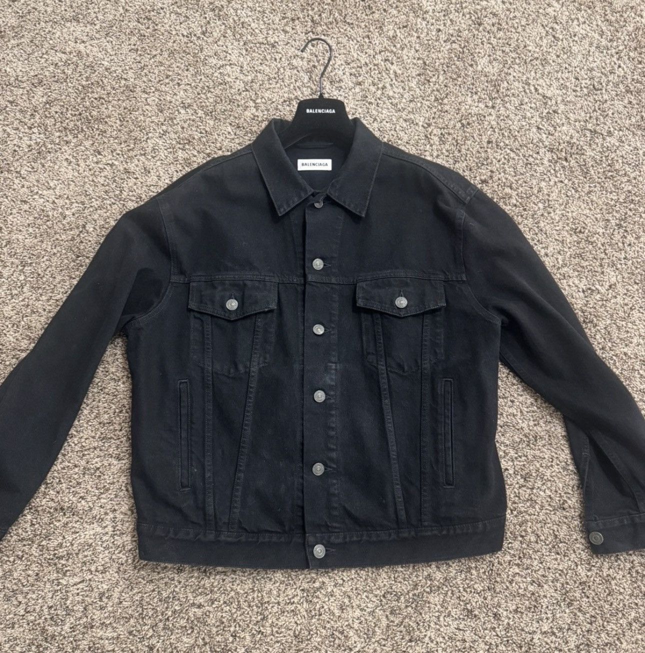 Balenciaga Balenciaga Studded Denim Jacket Size US XS / EU 42 / 0 - 2 Thumbnail