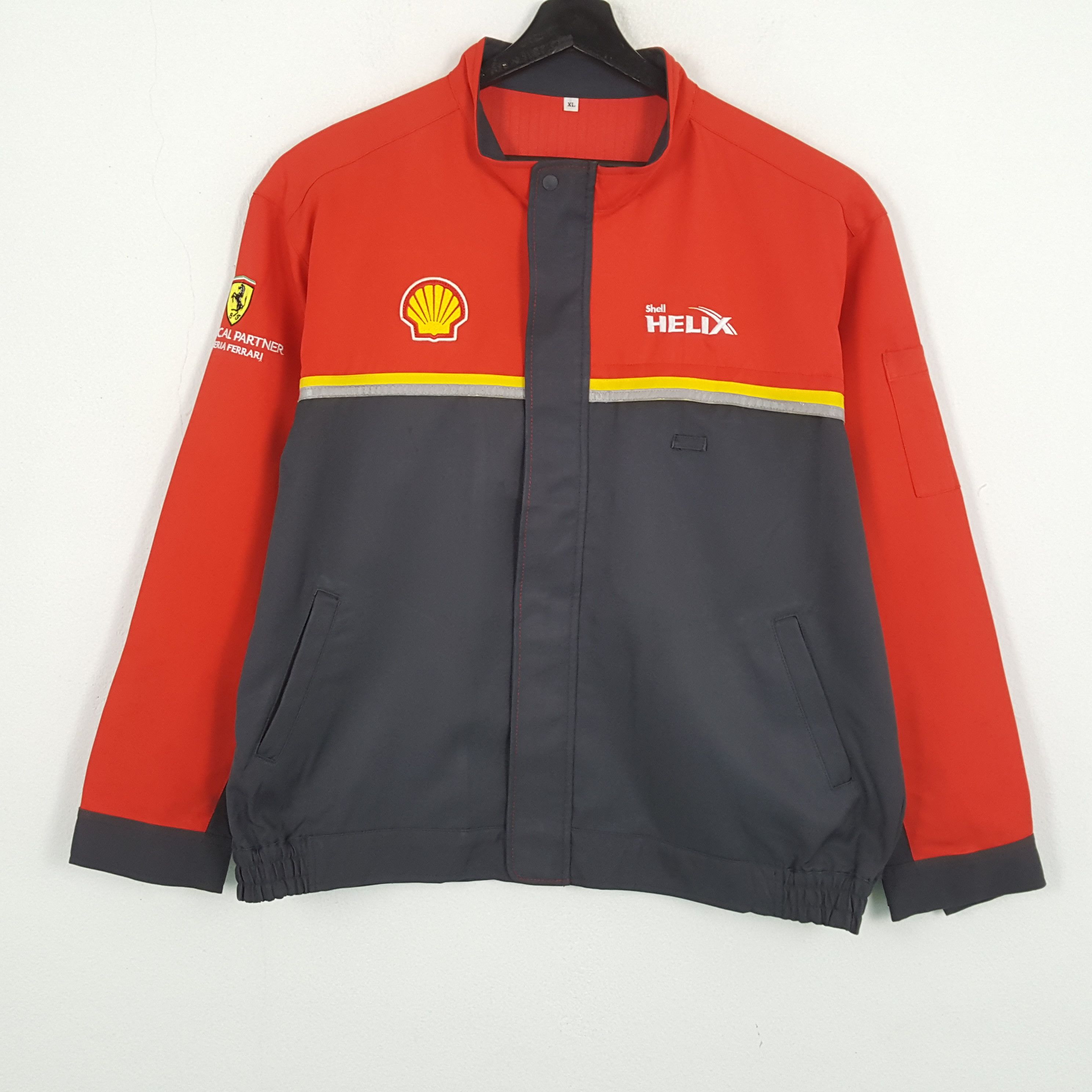 Ferrari × Vintage FERRARI SHELL Racing Workwear Style Jacket Size US XXL / EU 58 / 5 - 1 Thumbnail