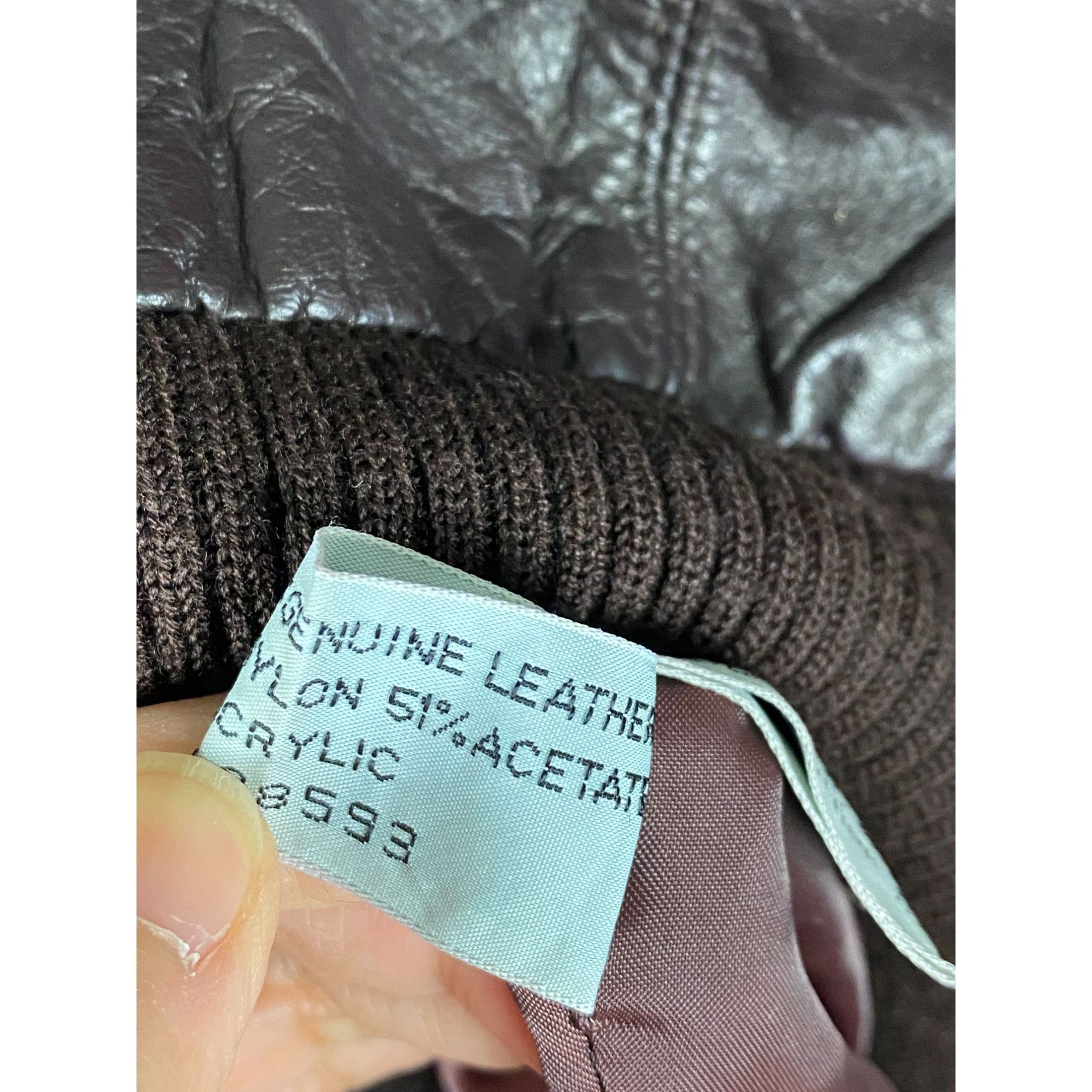 Members Only VTG 80s Members Only Europe Craft Full Zip Leather Bomber Ja Size US XS / EU 42 / 0 - 5 Thumbnail