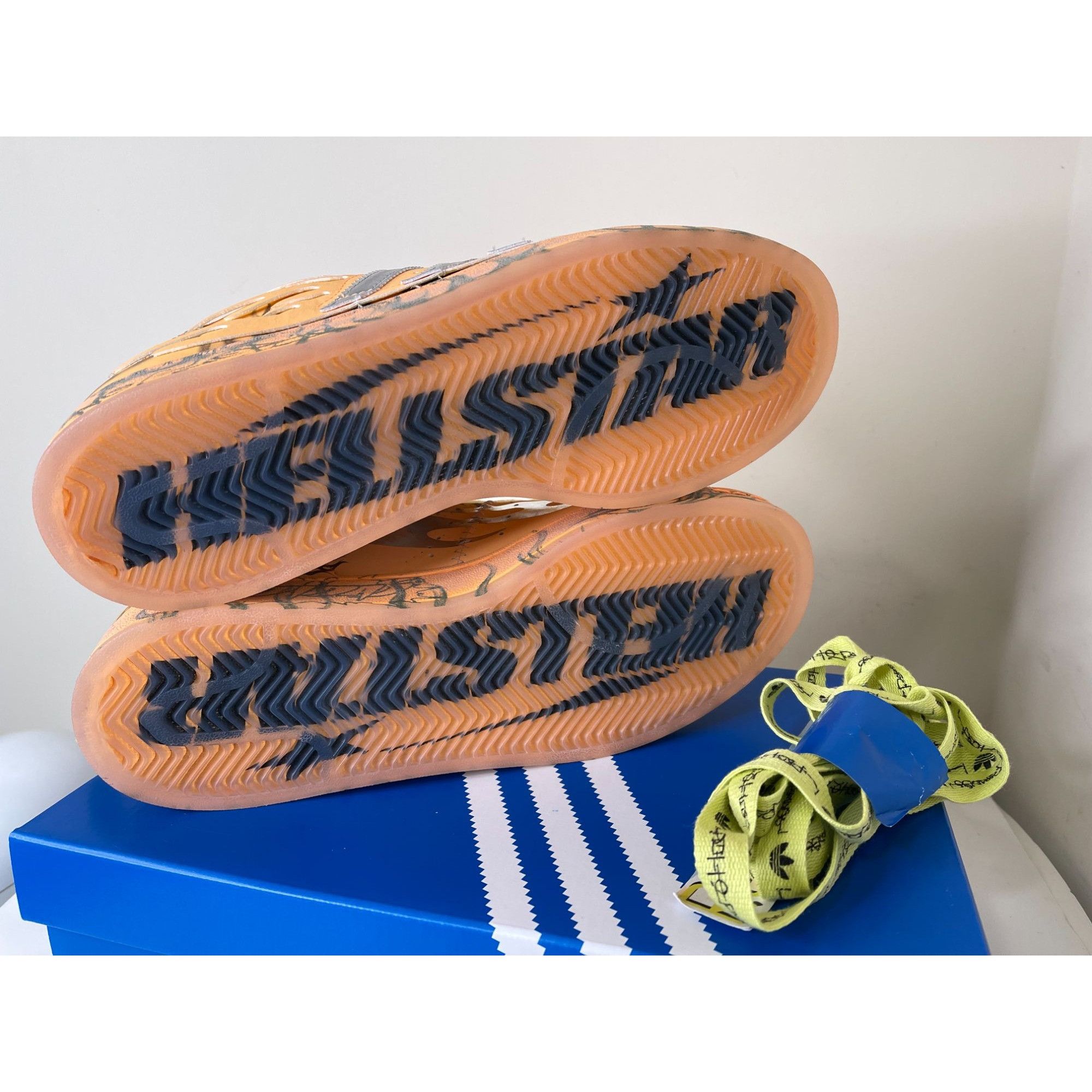 Adidas Adidas Superstar x Hellstar Hazy Orange Mens 11us Size US 11 / EU 44 - 7 Thumbnail