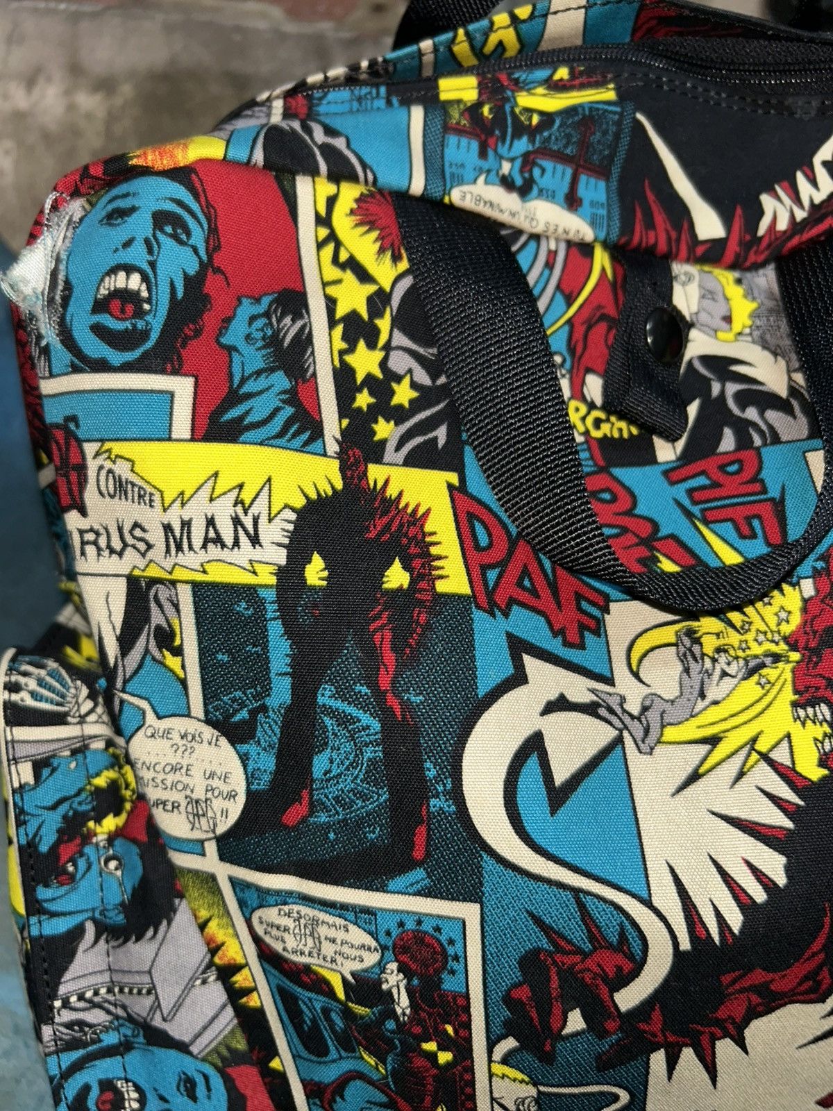 Jean Paul Gaultier F/W 1995 Comic Book Style 'The Virus Man' Three Way Bag Size ONE SIZE - 17 Thumbnail